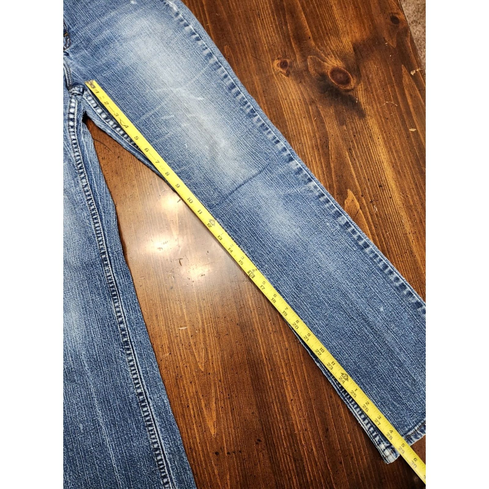 Wrangler Wranglers 23X Premium Jean Straight Women 26 X 29 Blue Denim 100% Cotton 5-Pocket Zip Regular Size 26" / US 2 / IT 38 - 5 Thumbnail