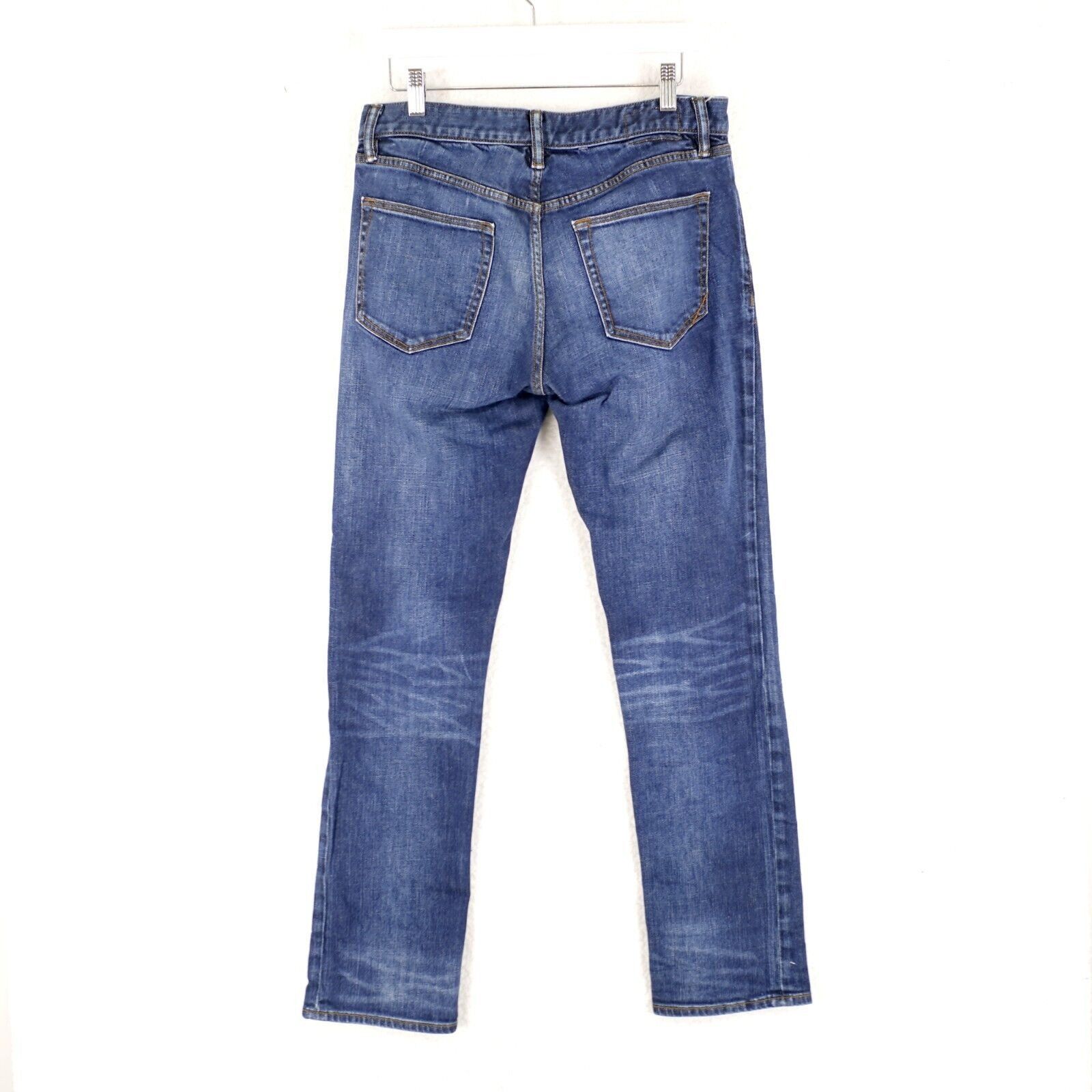 Banana Republic Banana Republic Slim Stone Wash Whisker Blue Denim Jeans Low Size US 32 / EU 48 - 5 Thumbnail