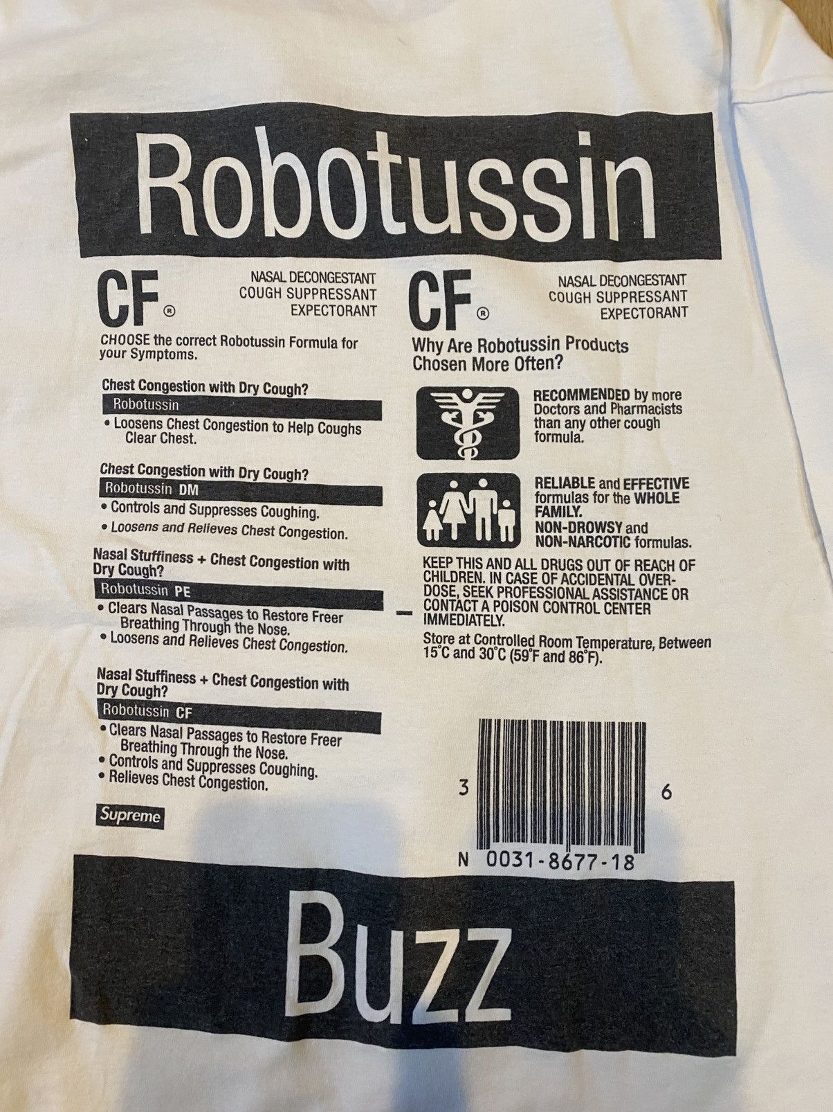 Supreme Supreme Robotussin Buzz SS13 Long Sleeve Size US L / EU 52-54 / 3 - 5 Thumbnail
