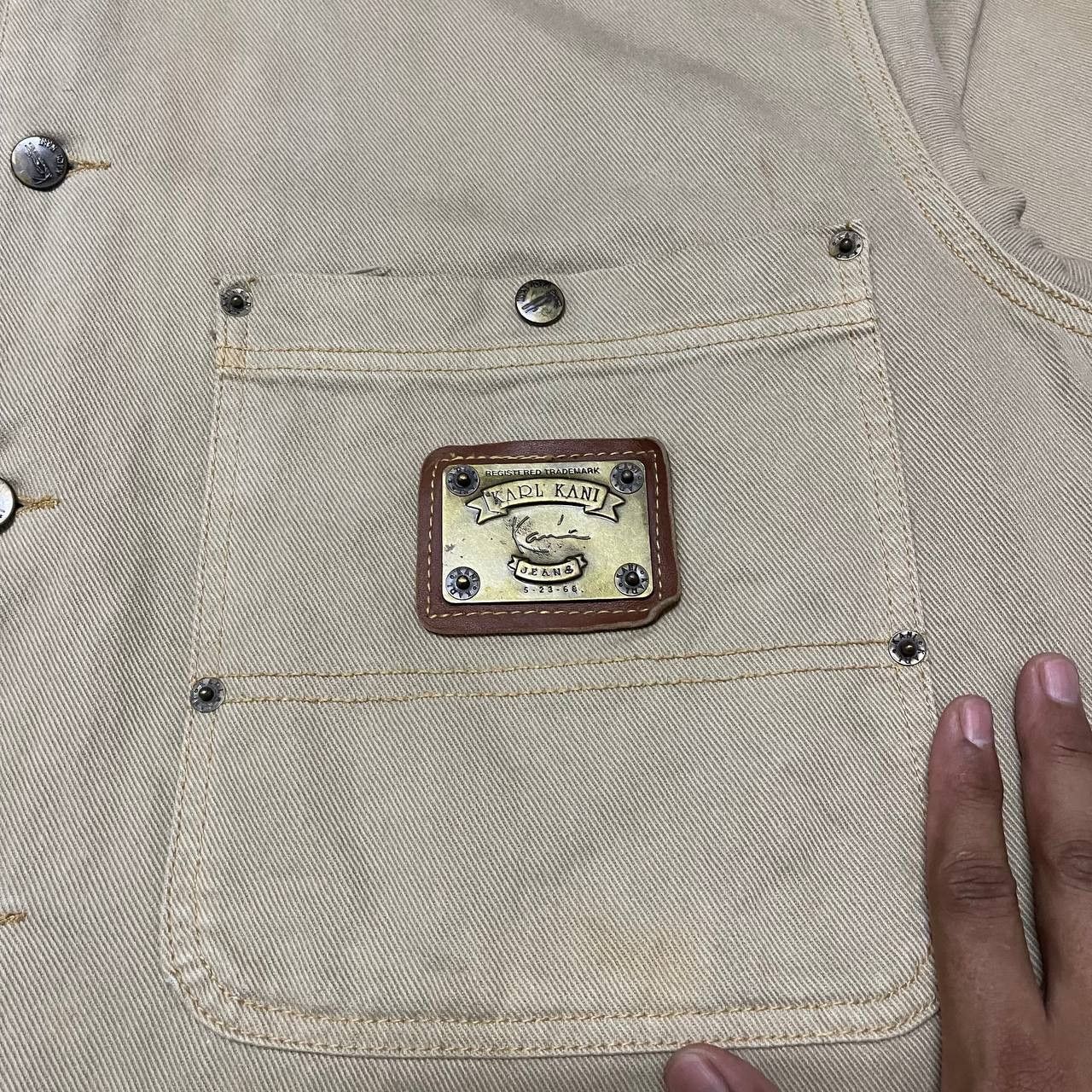 Karl Kani Vintage Karl Kani Jeans Jacket Size US XL / EU 56 / 4 - 4 Thumbnail