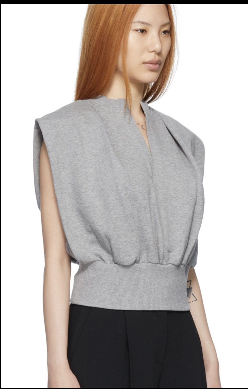 3.1 Phillip Lim 3.1 PHILLIP LIM Gray Cotton Camisole Size M / US 6-8 / IT 42-44 - 2 Thumbnail