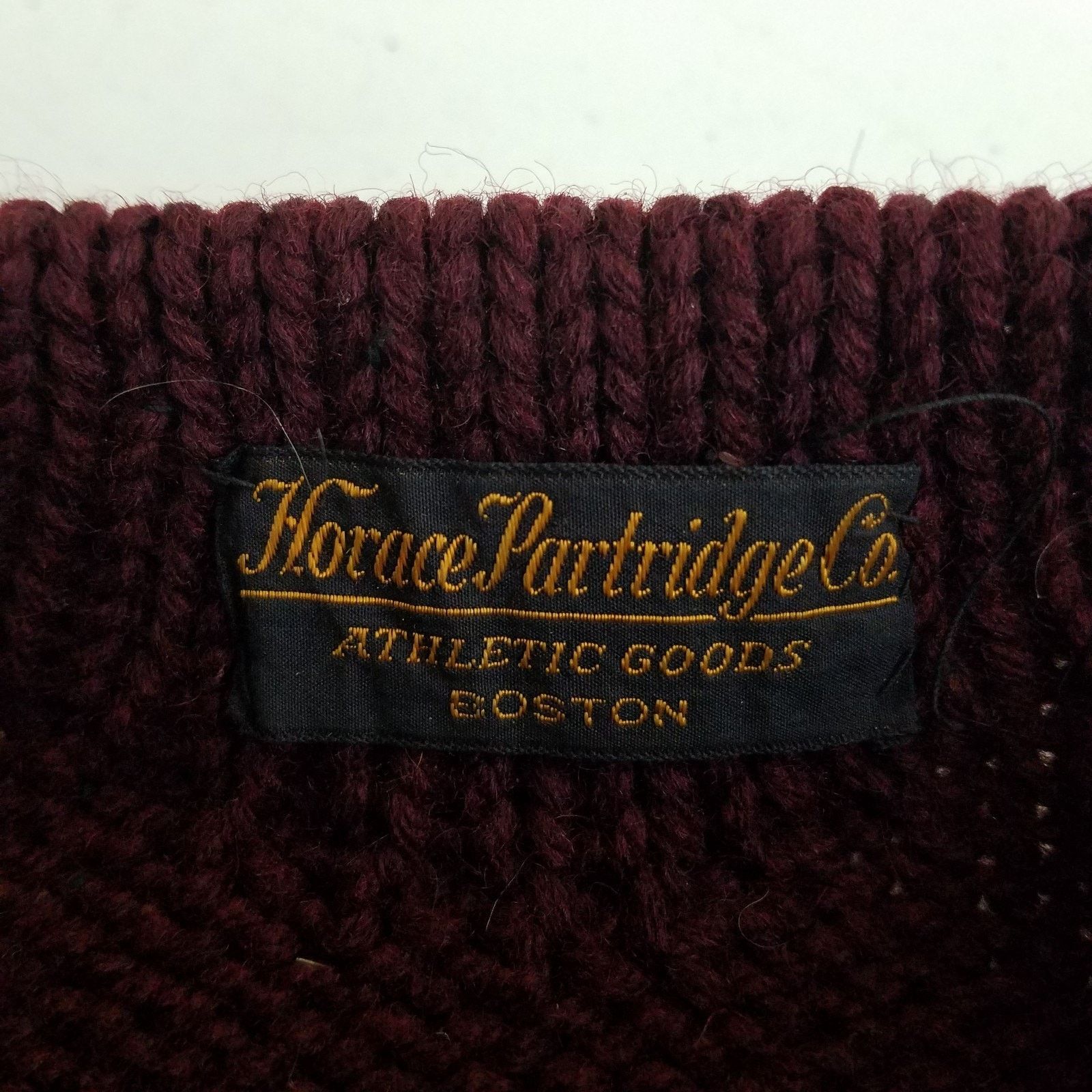 Vintage Class 1943 Boston College BC Horace Partridge Knit Sweater Size US M / EU 48-50 / 2 - 9 Thumbnail
