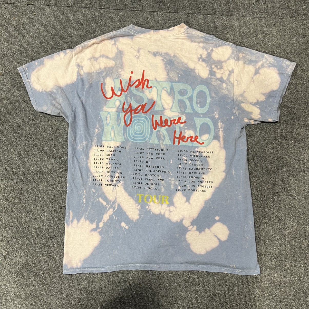 Travis Scott Travis Scott No Bystanders Tee Blue Tye Die Size US M / EU 48-50 / 2 - 2 Thumbnail