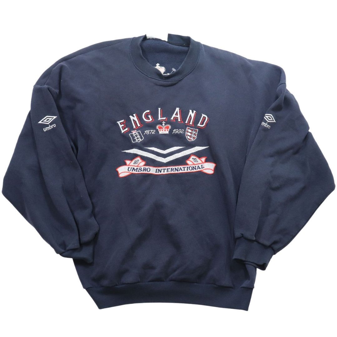 image of Vintage 80's/90's England Soccer Umbro Crewneck, Men's (Size XL)