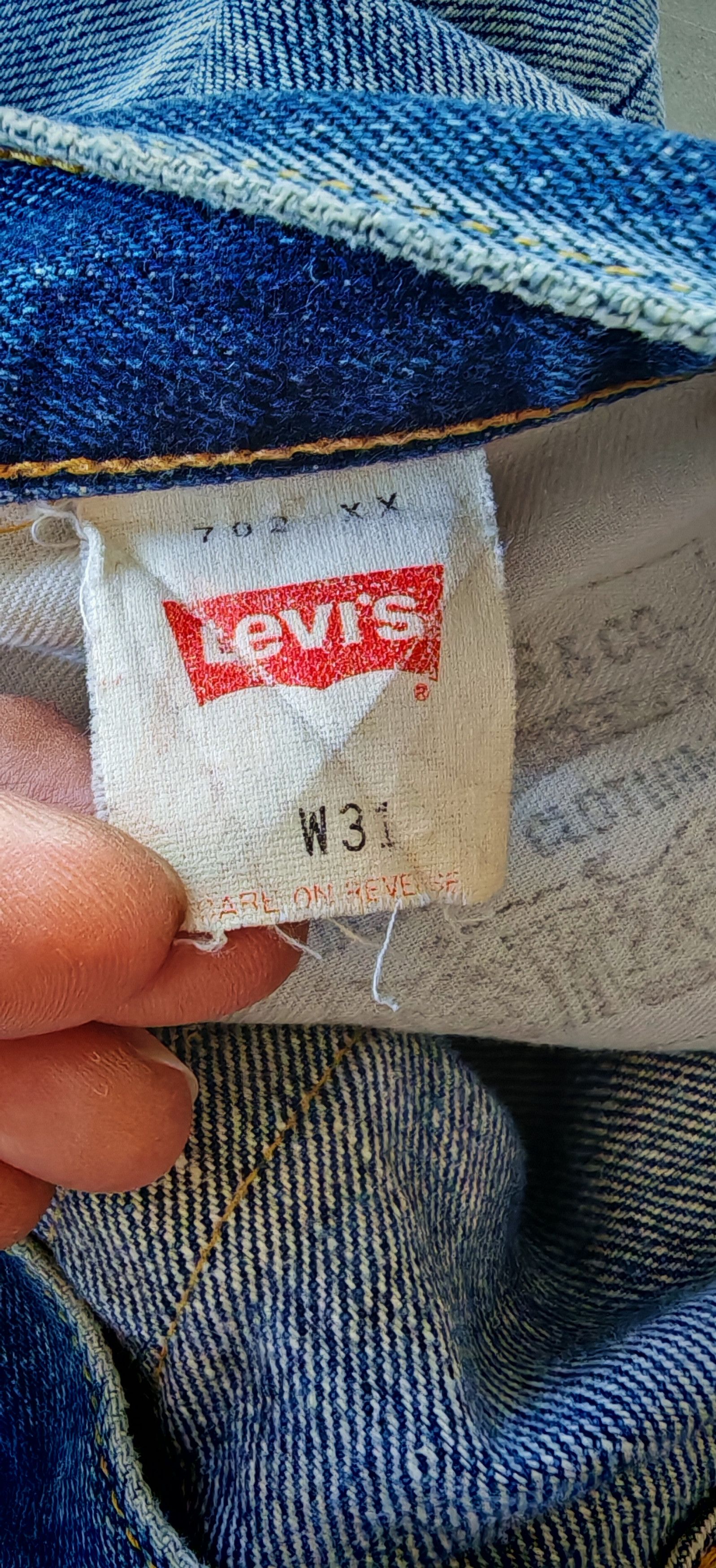 Levi's Vintage Clothing Levis 502 made in Japan selvedge distressed jeans Size US 30 / EU 46 - 12 Thumbnail