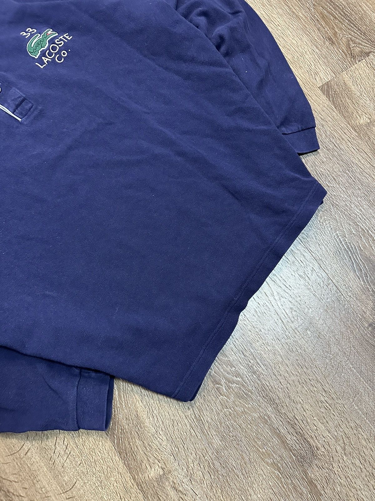 Lacoste Vintage Lacoste 33 Rugby Shirt Y2K Size US L / EU 52-54 / 3 - 2 Thumbnail
