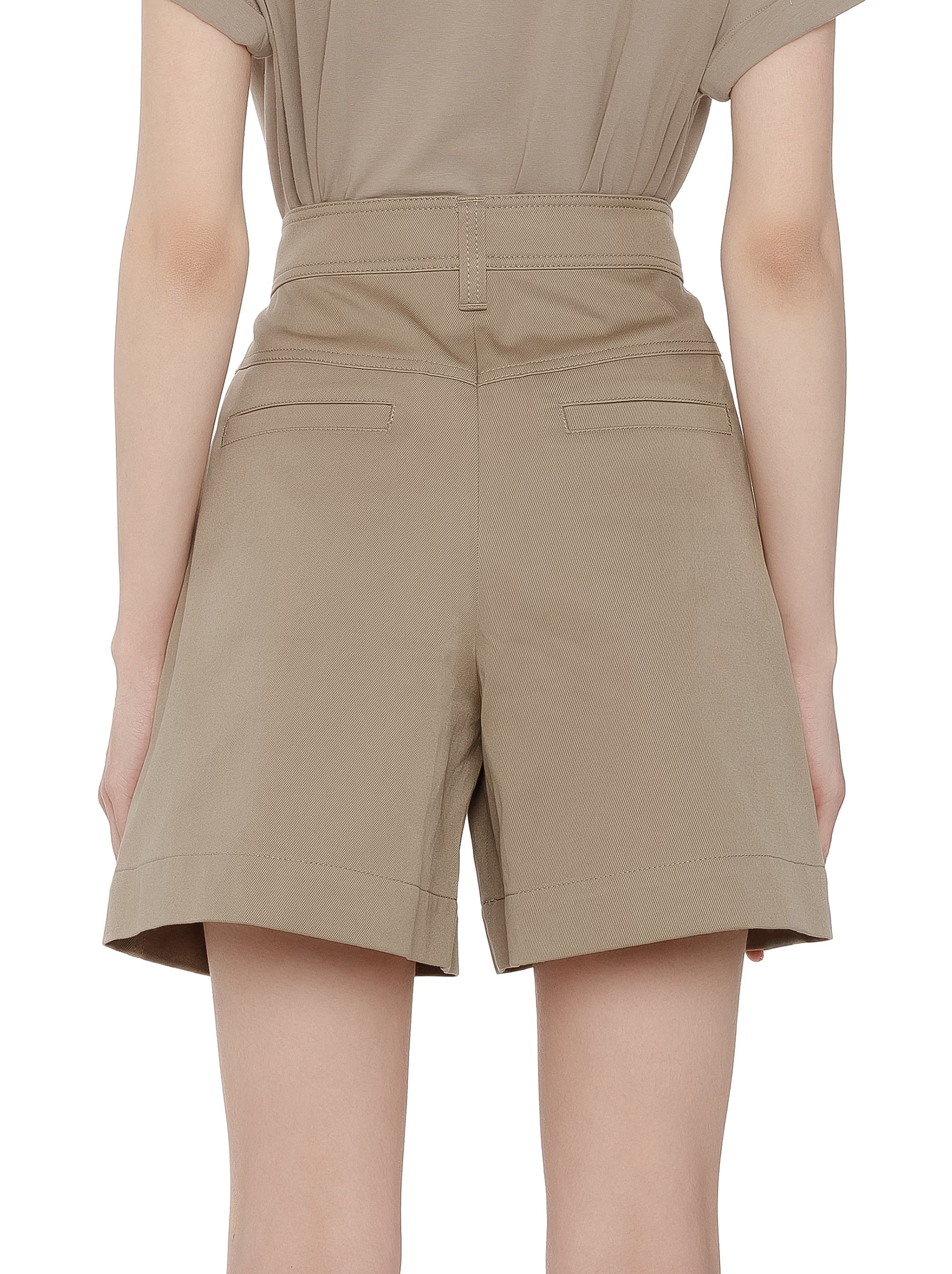 Brunello Cucinelli o1y0725 Short in Beige Size 28" / US 6 / IT 42 - 4 Thumbnail