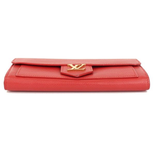 Louis Vuitton Portefeuille Lock Me Long Wallet Red