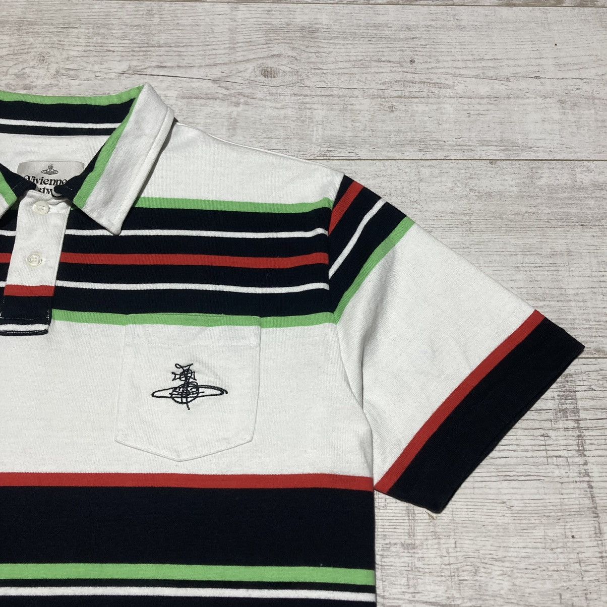 Vivienne Westwood Vivienne Westwood Orb Lobster Polo Shirt Punk Style Size US XXL / EU 58 / 5 - 5 Thumbnail