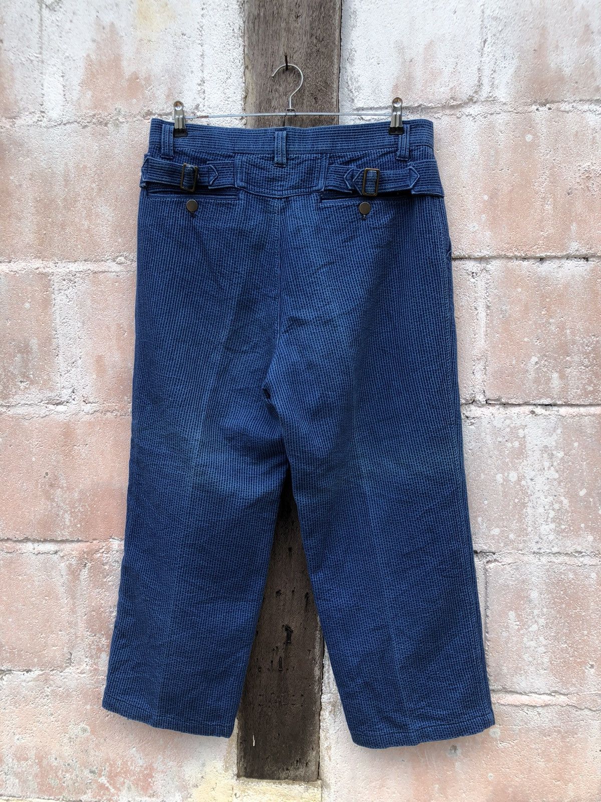 Japanese Brand Baggy Corduroy Buckle Carot Pants Life 2 by SimpleLife Size US 34 / EU 50 - 6 Thumbnail