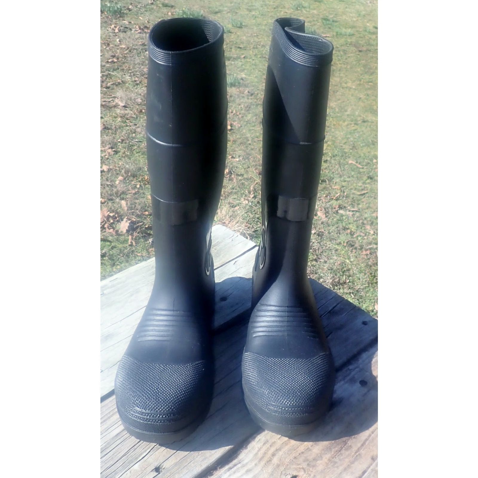 Vintage VINTAGE Servus Steel Toe Rain Boots Men Size 7 Black Waterproof Rubber Safety Footwear Size US 7 / EU 40 - 2 Thumbnail