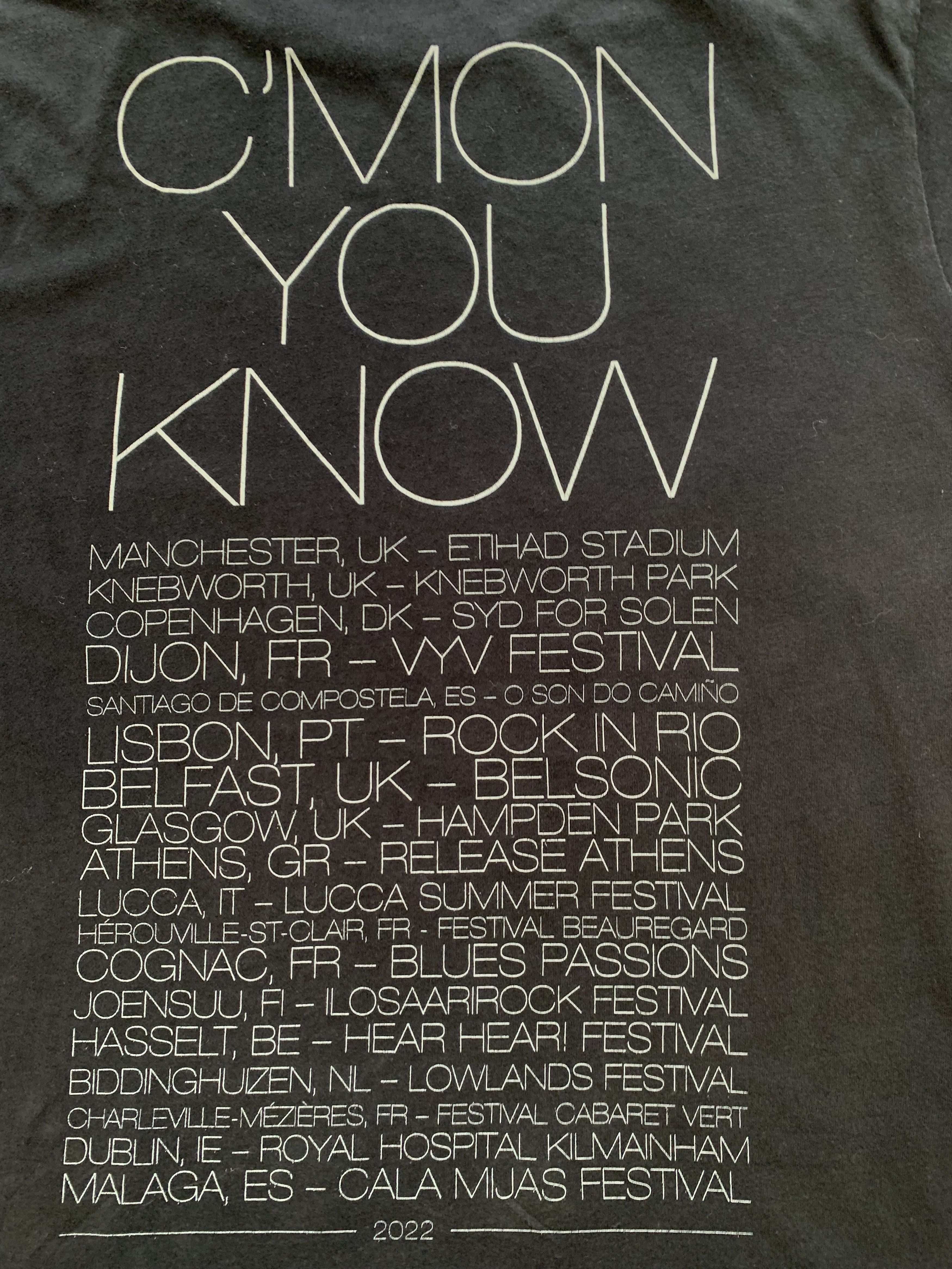 Band Tees Oasis Liam Gallagher Japan Tour Band T-Shirt Size US M / EU 48-50 / 2 - 6 Thumbnail
