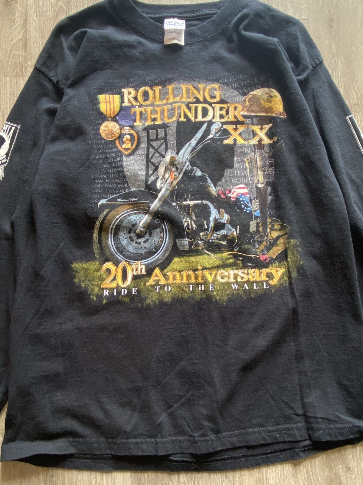 Vintage Vintage Rolling Thunder 20th Anniversary Long Sleeve Tee Size US L / EU 52-54 / 3 - 2 Thumbnail