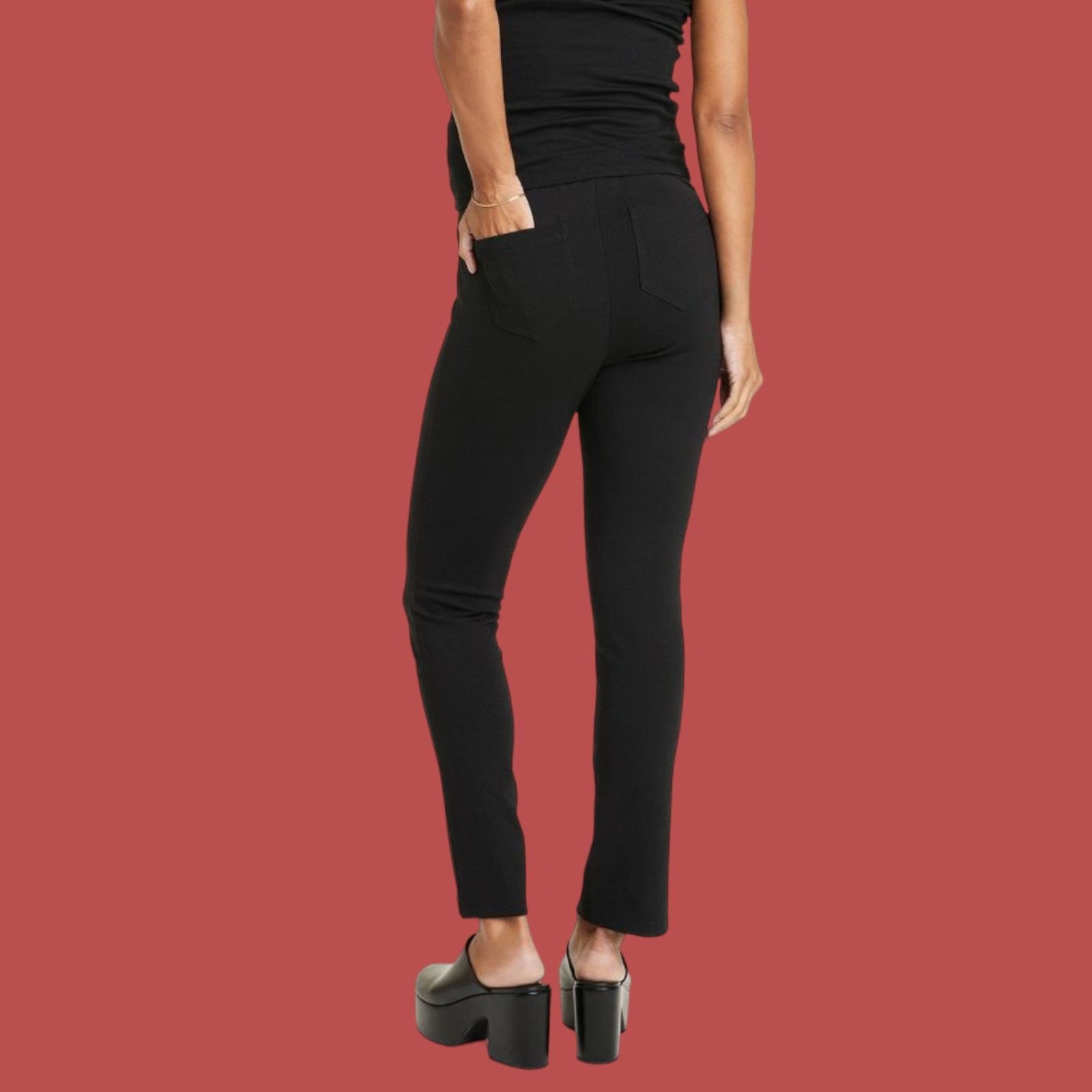 Other Isabel Maternity - Over Belly Split Front Ponte Maternity Pa Size 26" / US 2 / IT 38 - 2 Thumbnail