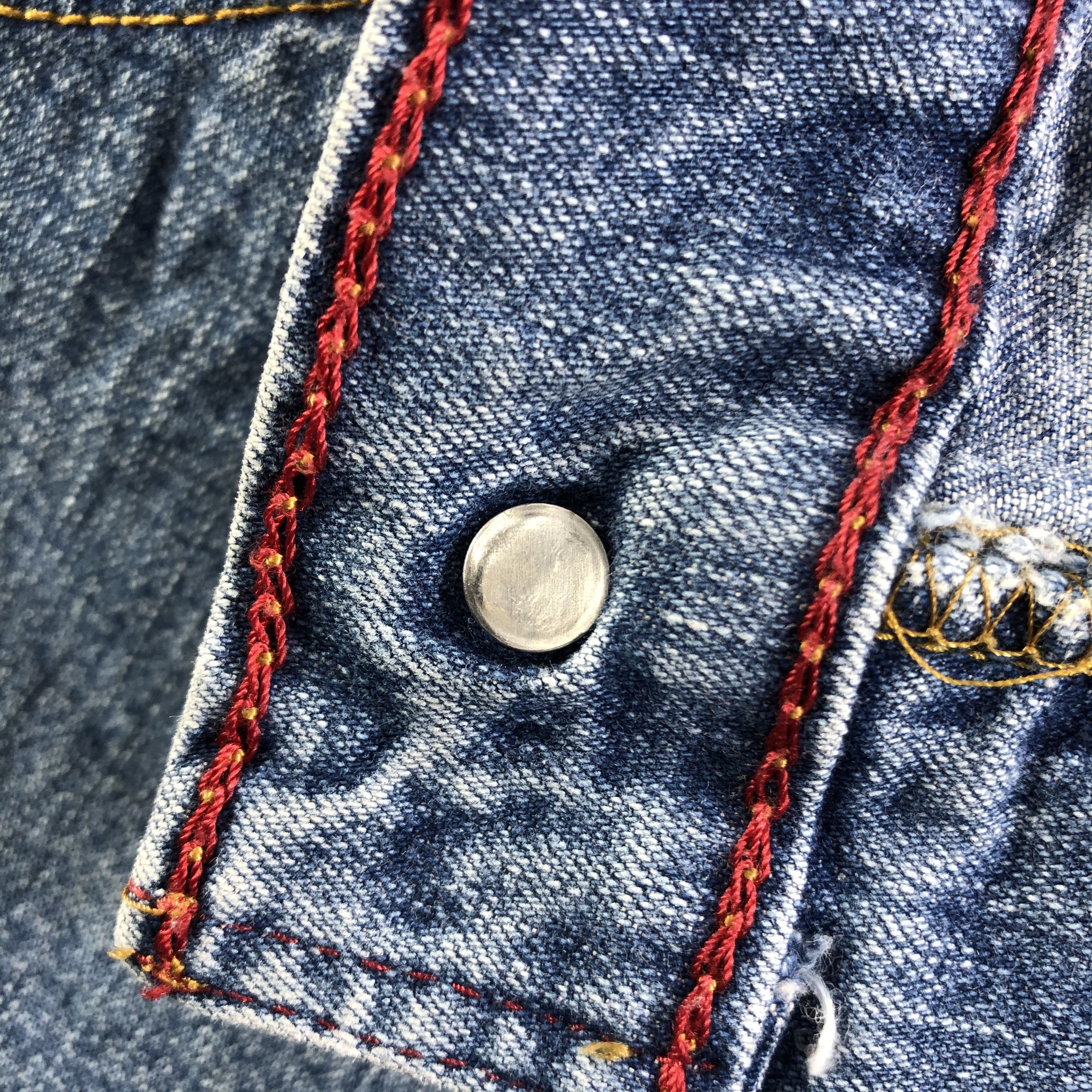 Levi's × Vintage Vintage Blue Wash Levis Jeans-JM3513 Size 31" - 8 Thumbnail