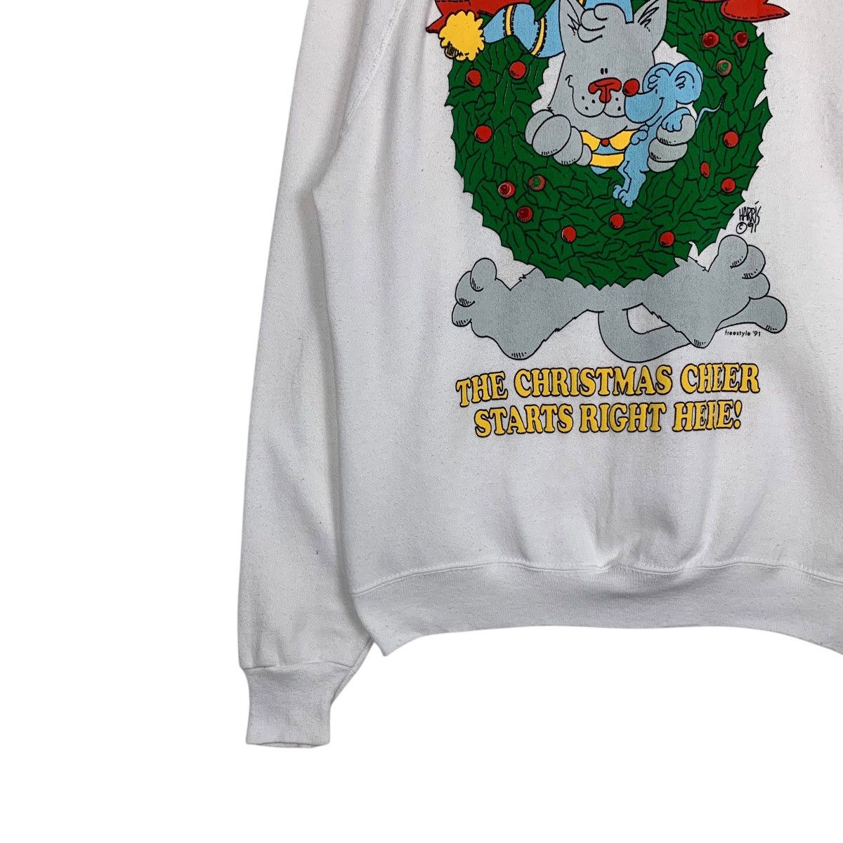 Tultex The Christmas Cheer Start Right Here Freestyle 91 #1899-C83 Size US M / EU 48-50 / 2 - 3 Thumbnail