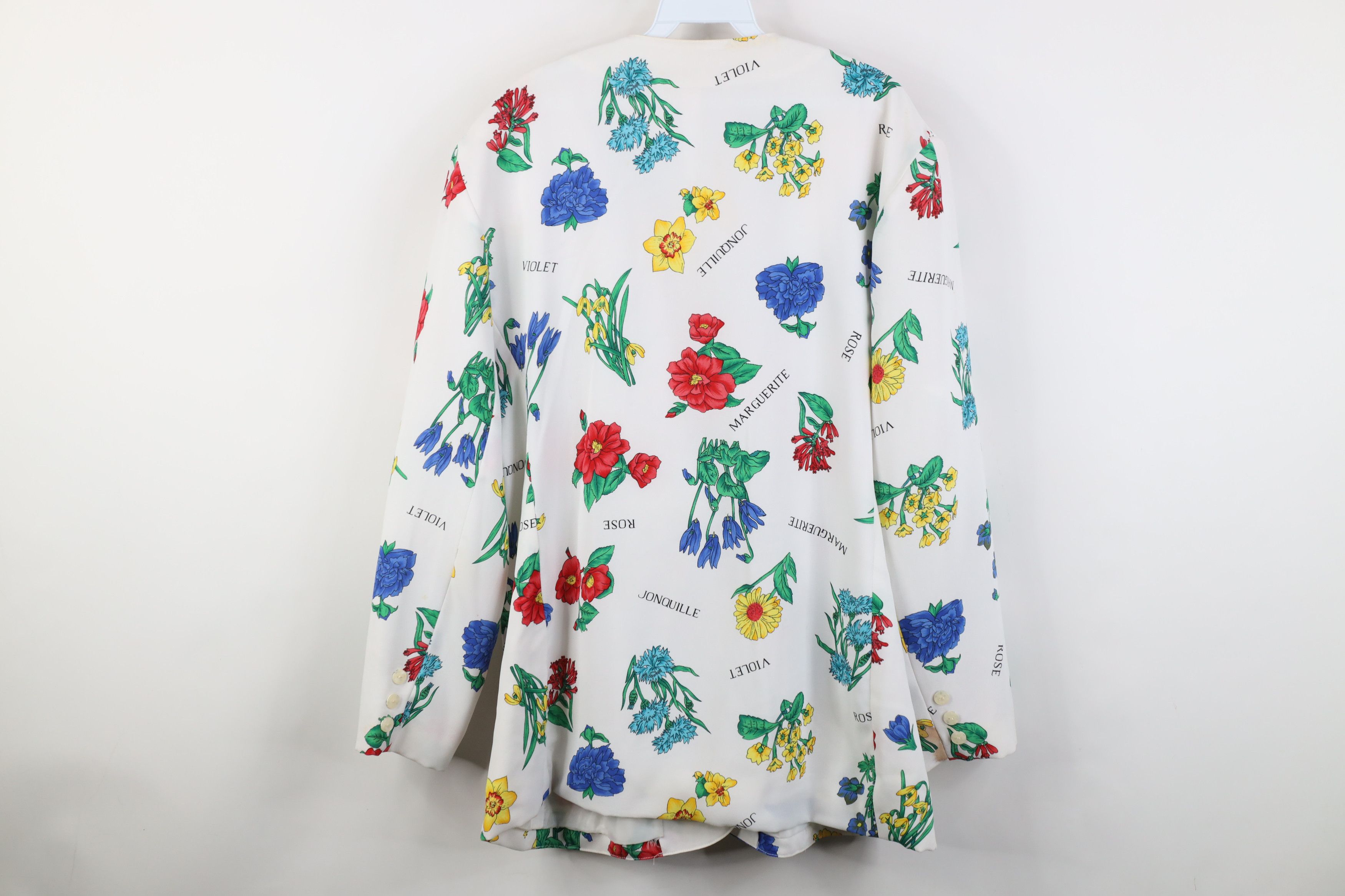Vintage Vintage 90s Streetwear All Over Print Blazer Jacket USA Size XXL / US 16-18 / IT 52-54 - 12 Thumbnail