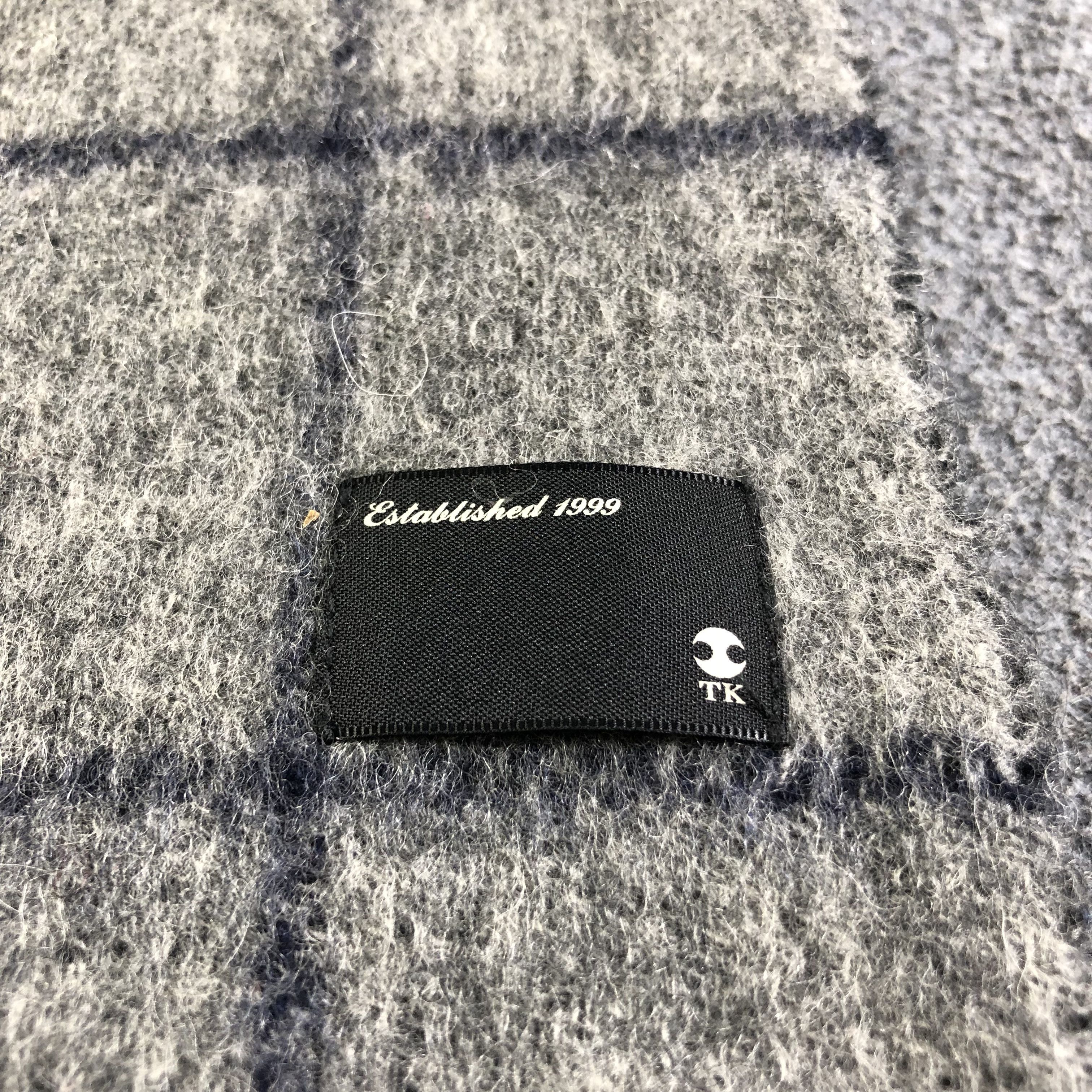 Takeo Kikuchi The Shop TK Tartan Wool Scarf Muffler Neckwear V2151 Size ONE SIZE - 5 Thumbnail