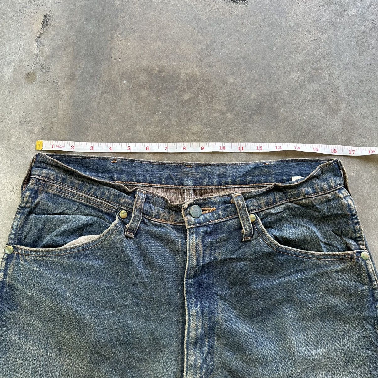 Japanese Brand Vintage Wrangler Rusty USA Distressed Denim Jean Pant W32 Size US 32 / EU 48 - 9 Thumbnail
