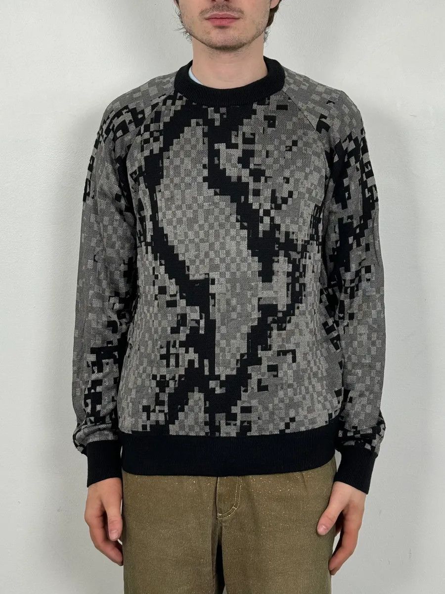 Just Cavalli AW2019 Cavalli Pixel Map Black Sweater Size US S / EU 44-46 / 1 - 2 Thumbnail