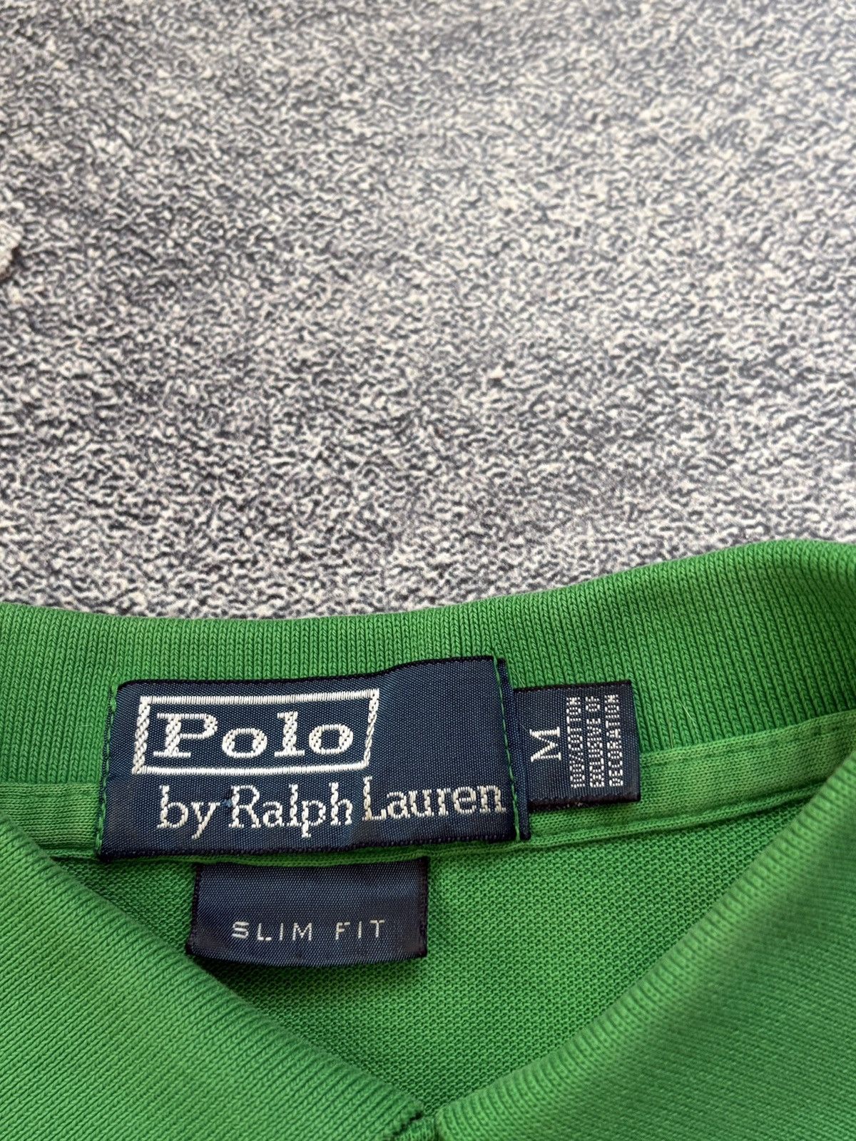 Barbour Polo Ralph Lauren Big Pony #3 Green Blue Logo Slim Fit M Size US M / EU 48-50 / 2 - 3 Thumbnail