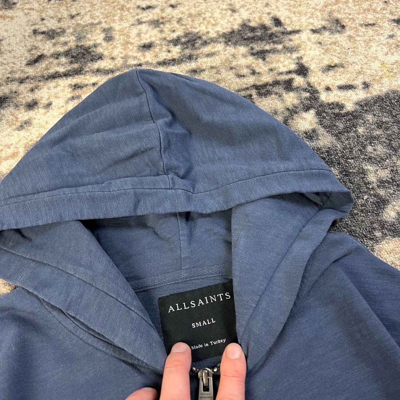 Allsaints Allsaints Luxury Mini Logo Zip Up Hoodie Streetwear Y2K Size US S / EU 44-46 / 1 - 5 Thumbnail