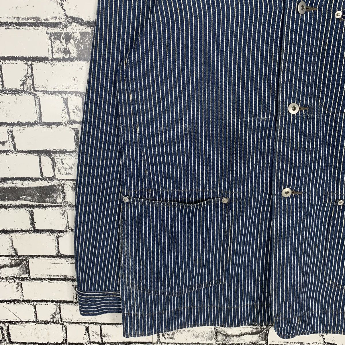 Designer × Vintage Vintage Reproduction US Naval Hickory Denim Jacket Size US L / EU 52-54 / 3 - 4 Thumbnail