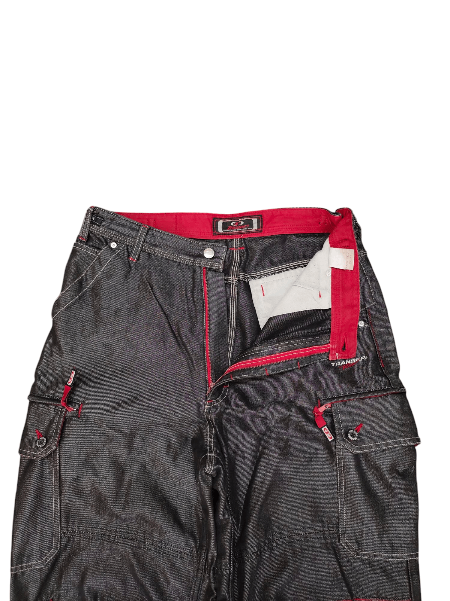 Pelle Pelle Baggy Jeans Transer Japan 8 Pocket Distress Denim Pants Jnco Size US 32 / EU 48 - 8 Thumbnail