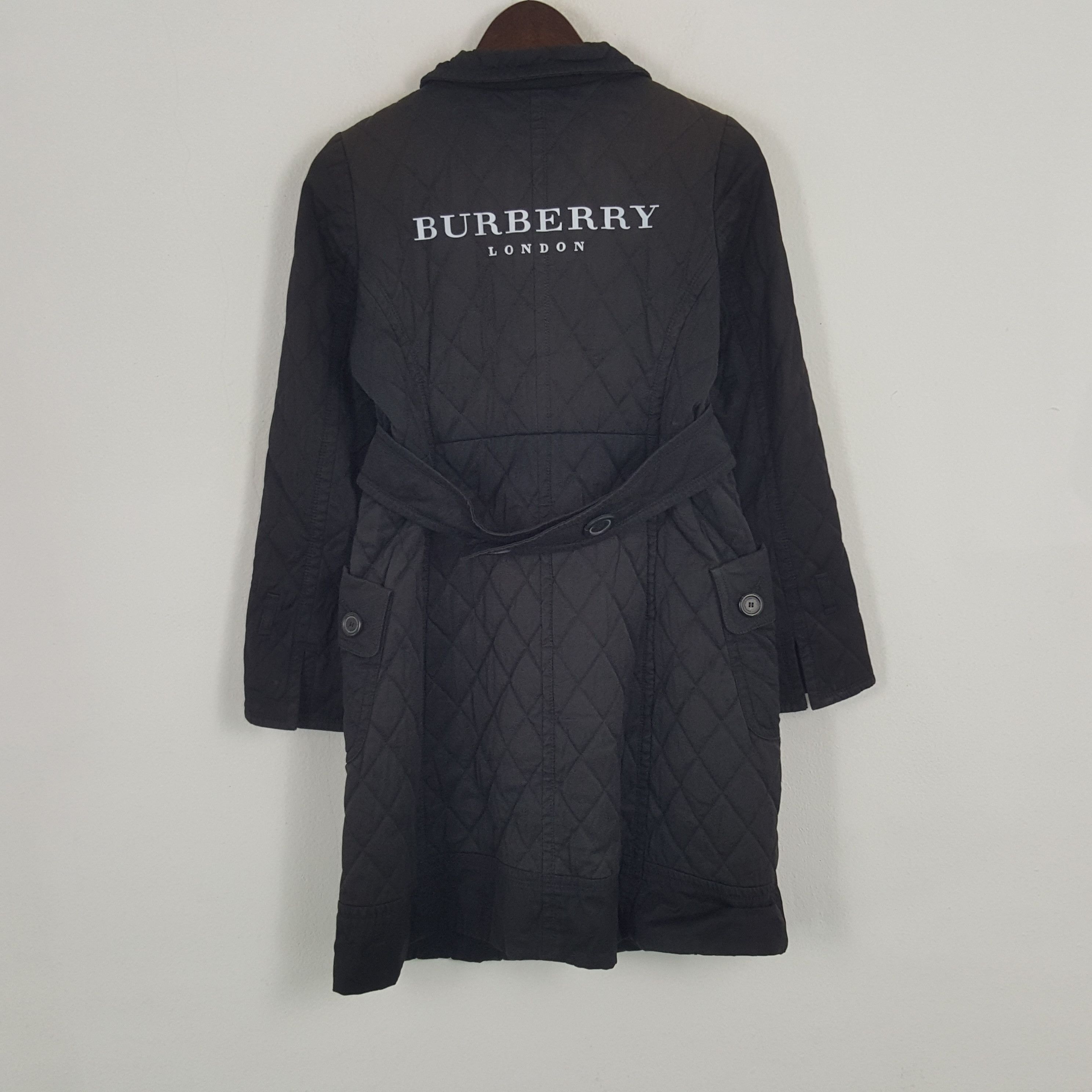 Vintage Burberry London Custom Spell Out Trench Coat Jacket