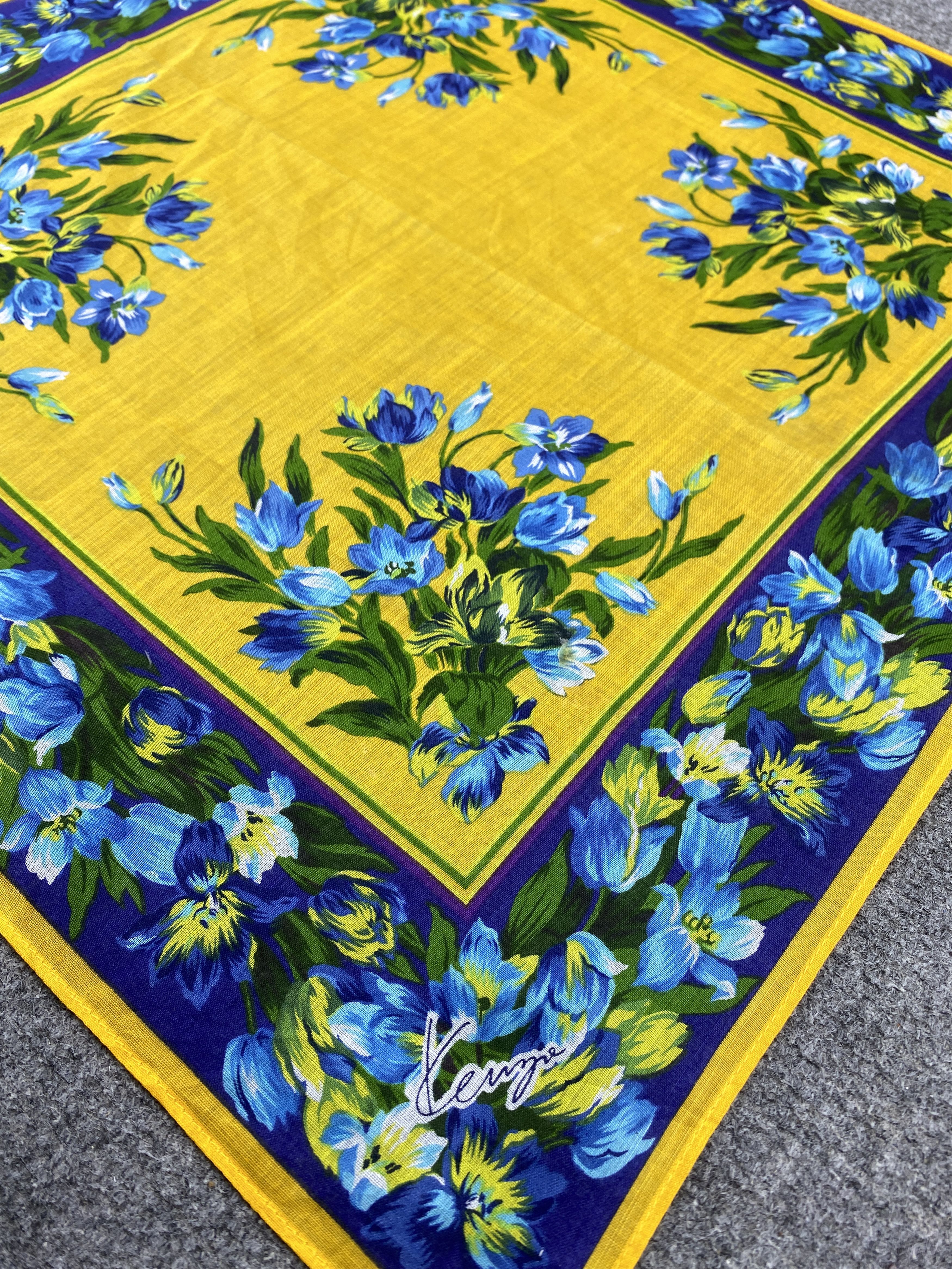 Kenzo Vintage Kenzo Handkerchief / Neckerchief / Bandana HKC1124 Size ONE SIZE - 8 Thumbnail
