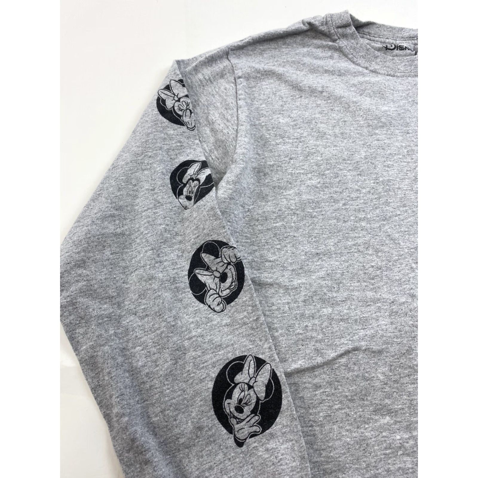 Disney VINTAGE Minnie Mouse Shirt Womens Small Grey Long Sleeve Disney Crew Neck Pullover Size S / US 4 / IT 40 - 5 Thumbnail