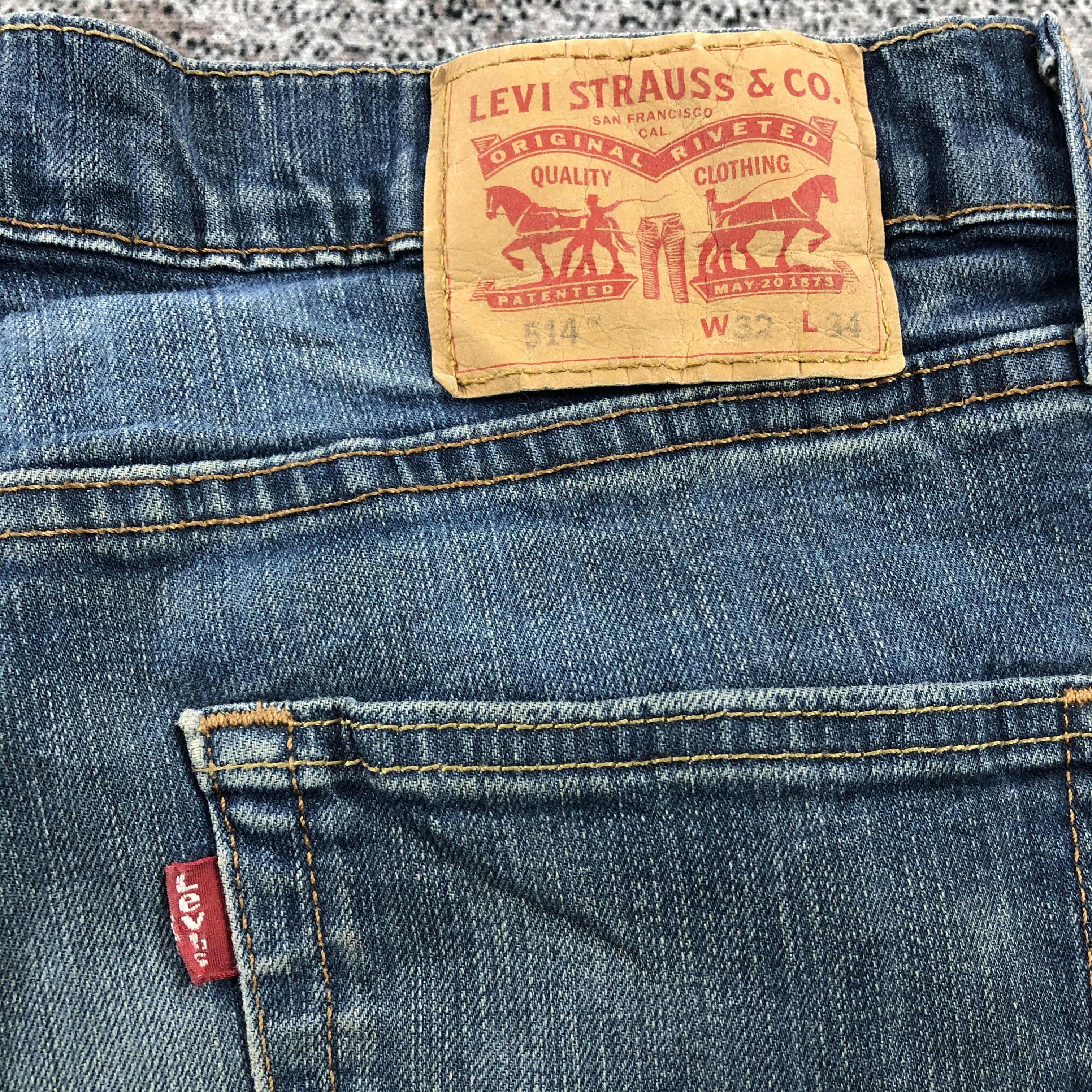Levi's Vintage Levis 514 Jeans Dirty Blue Wash Denim KJ569 Size US 32 / EU 48 - 5 Thumbnail