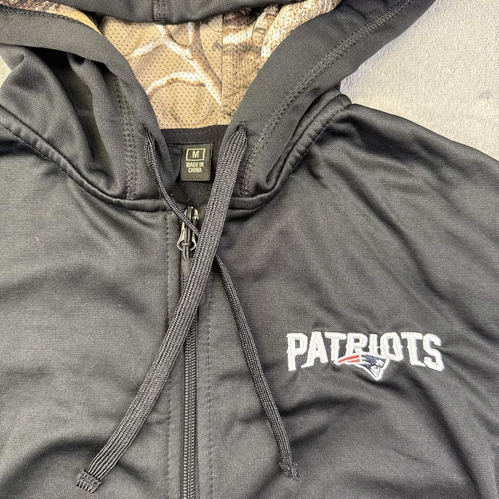 NFL NFL New England Patriots Zip-Up Hooded Jacket Size ONE SIZE - 3 Thumbnail