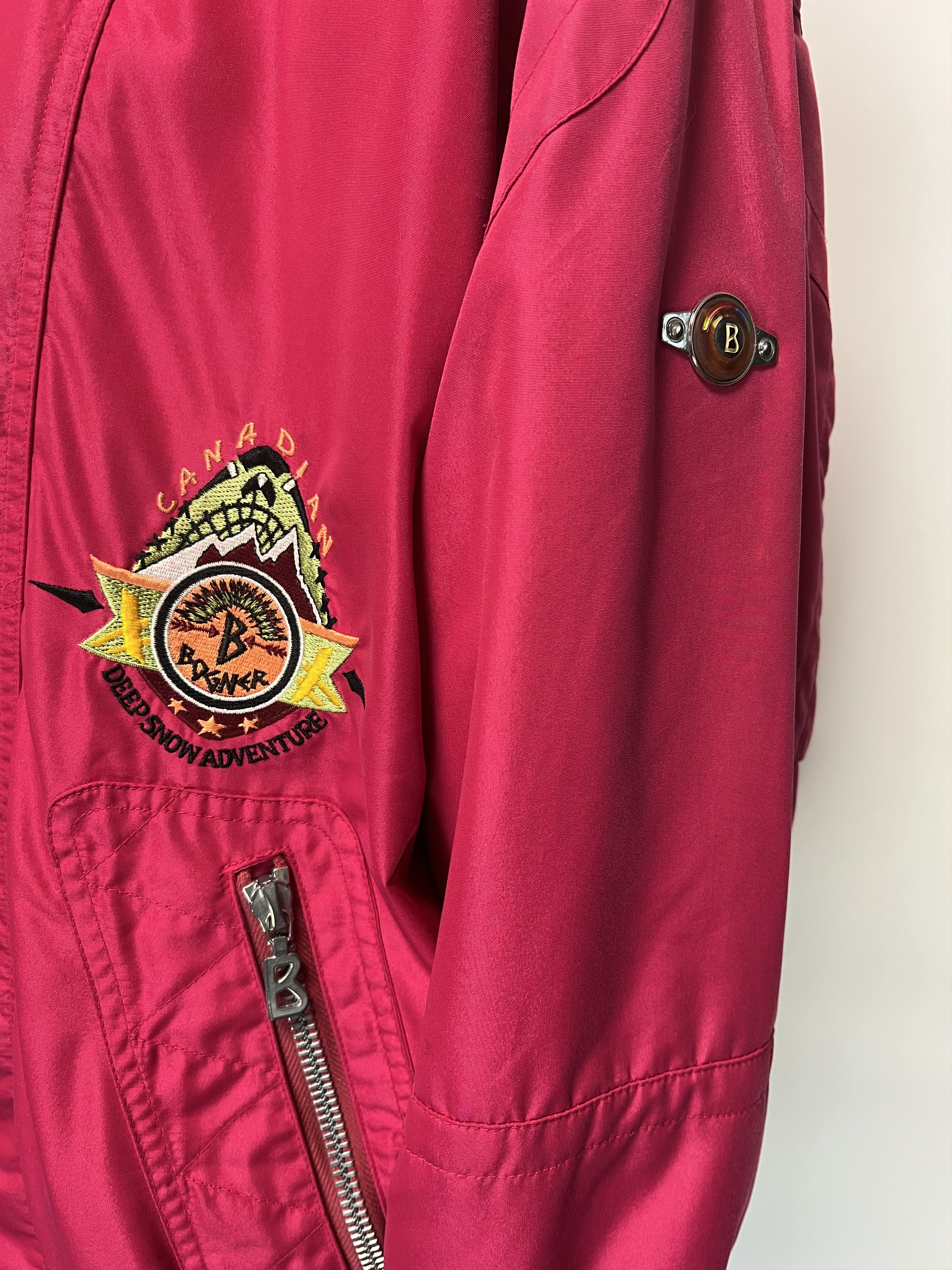 Bogner Bogner Rare Vintage Women's Fuchsia Ski Jacket Size 42 Size XL / US 12-14 / IT 48-50 - 4 Thumbnail