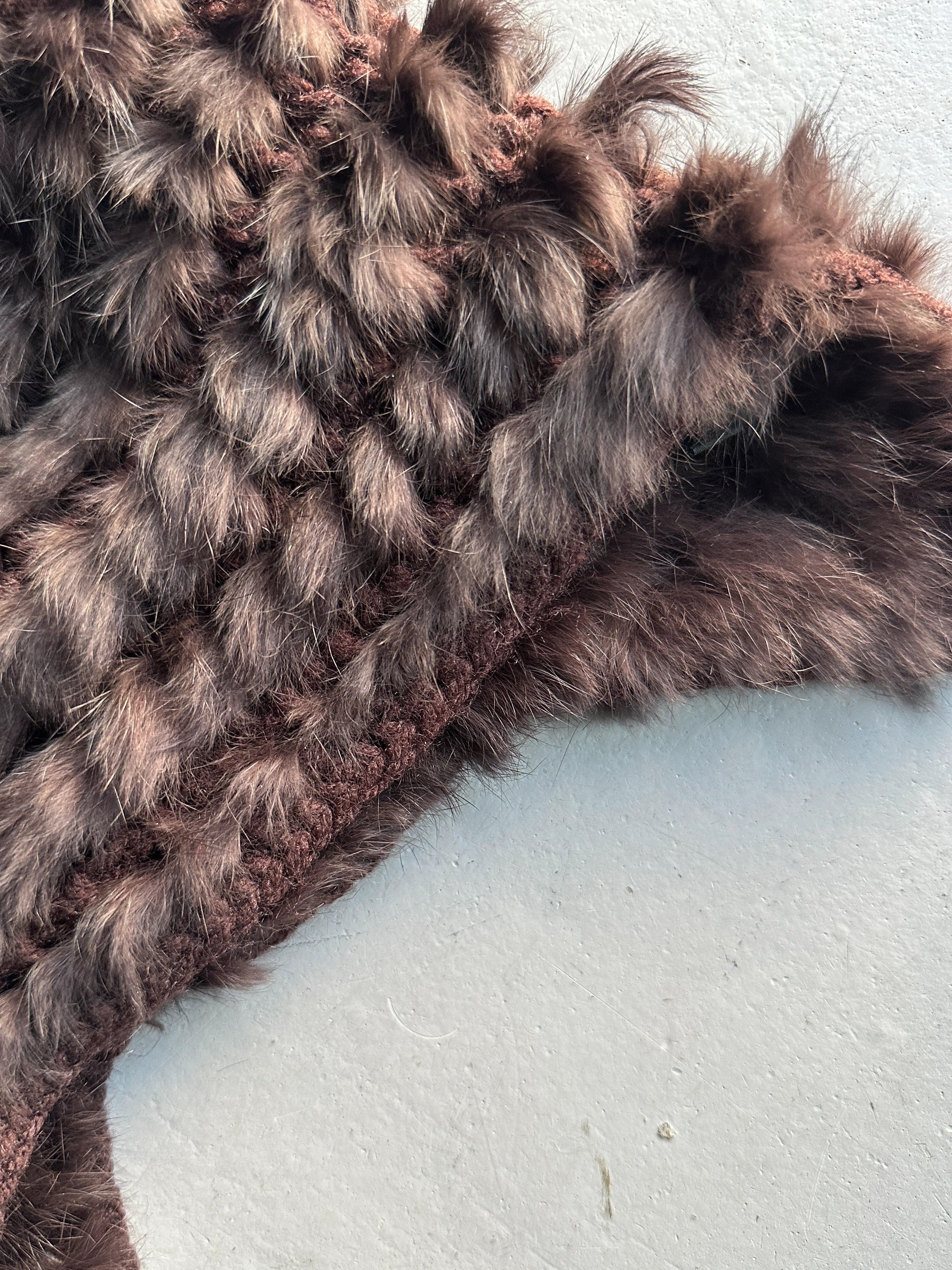 Other 1970s RABBIT FUR HAT Size ONE SIZE - 6 Thumbnail