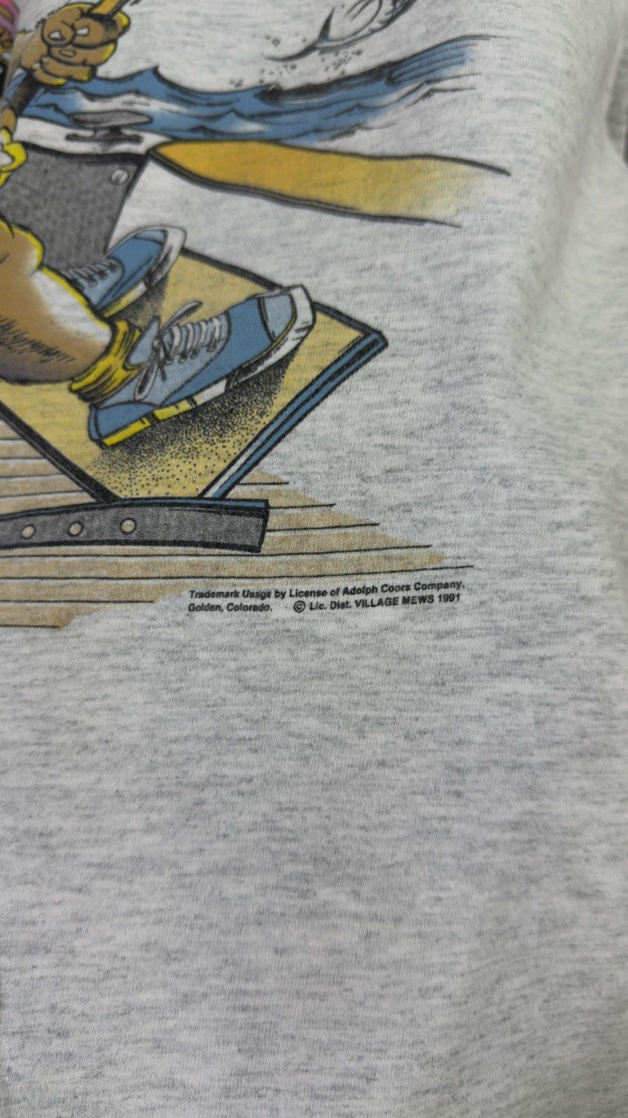Vintage Vintage 1991 cools light beer fishing tee shirt Size US L / EU 52-54 / 3 - 7 Thumbnail