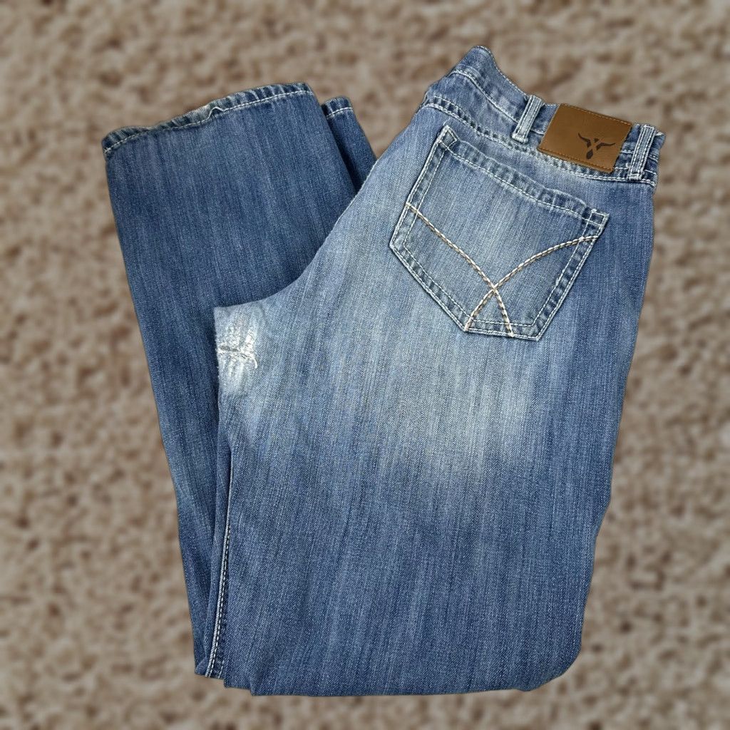 Wrangler Jeans Mens 38X34 Style 42 VTG Boot Medium Wash Denim (37X32) Womens? Wait in Blue