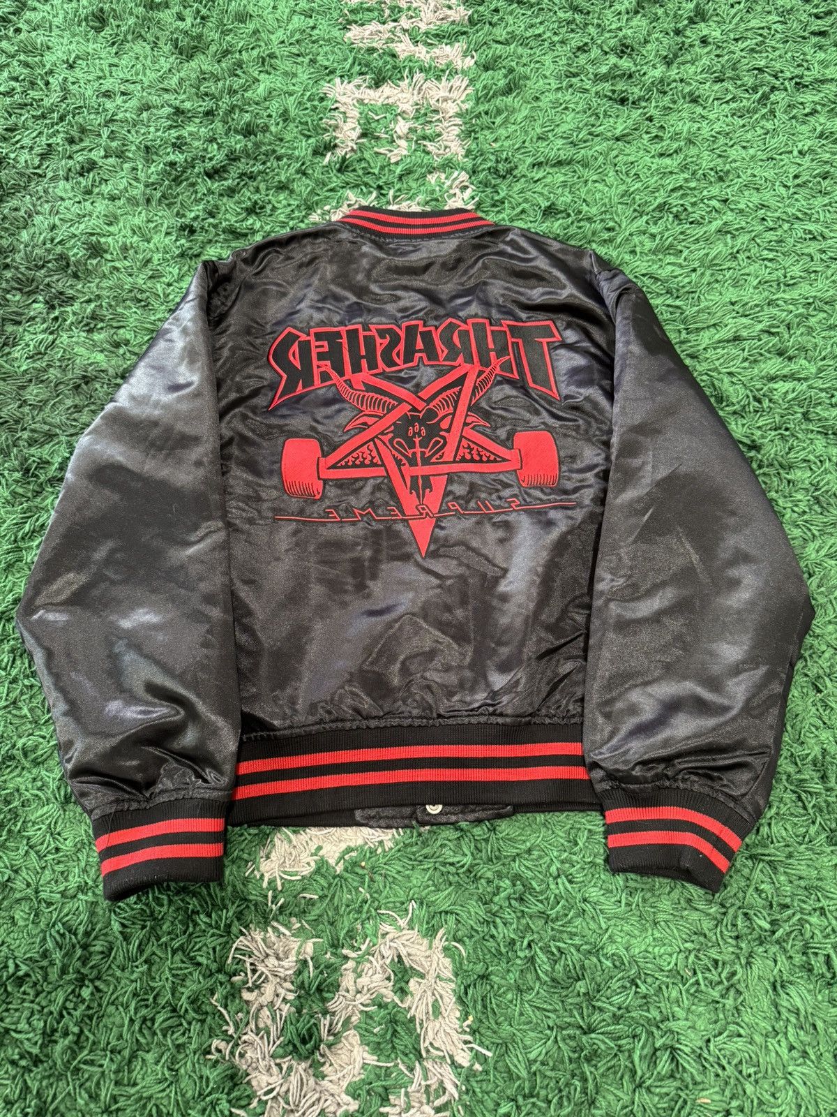 Supreme × Thrasher Supreme x Trasher Varsity Jacket Size US M / EU 48-50 / 2 - 1 Thumbnail
