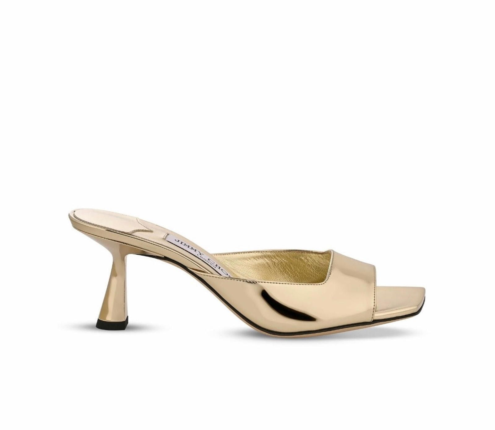 Jimmy Choo Jimmy Choo Zania Mirror Sandals Size US 7.5 / IT 37.5 - 2 Thumbnail