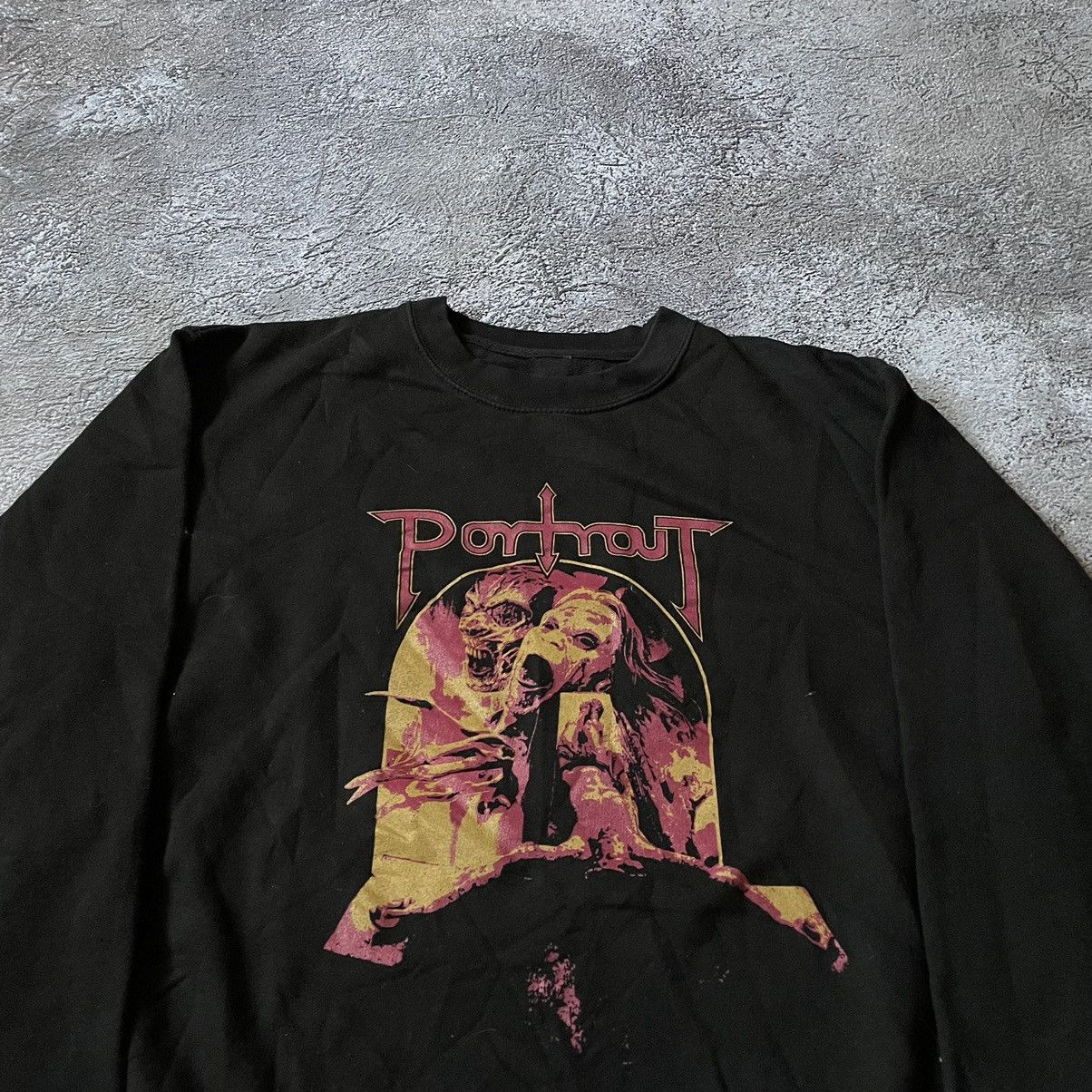 Band Tees Vintage Y2K TEE DEVIL PUNK GOTH CREEPY ABSTRACT M Size US M / EU 48-50 / 2 - 5 Thumbnail