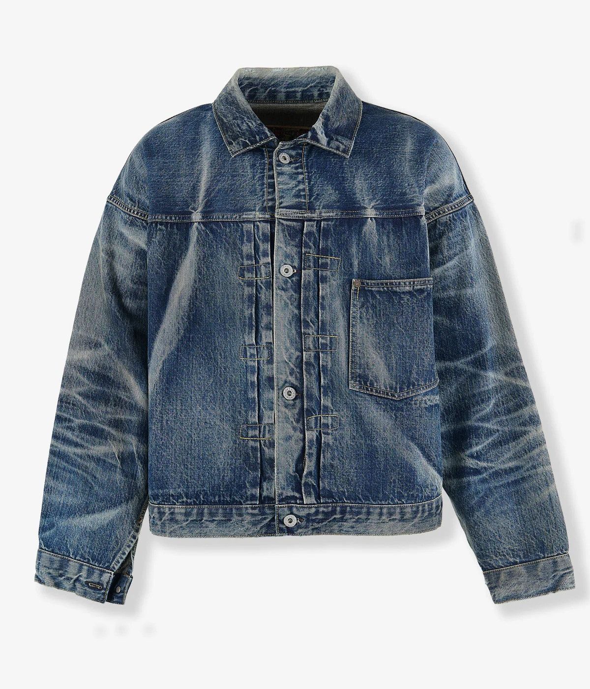 Saint Michael o1mle0326 Denim Jacket in Blue Size US L / EU 52-54 / 3 - 1 Preview