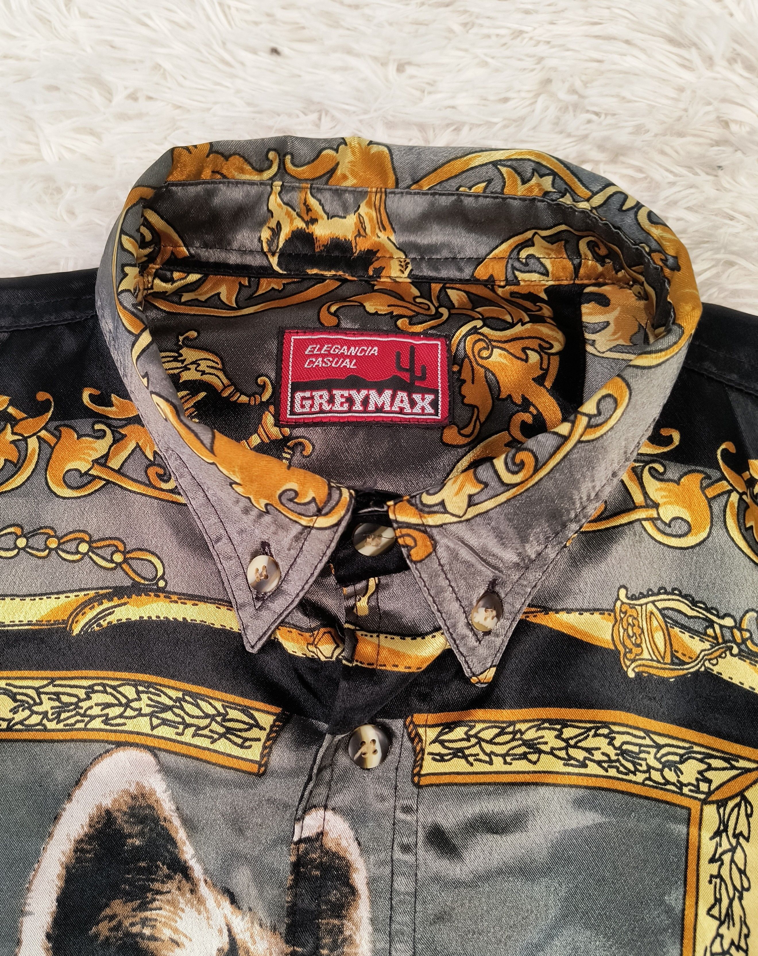 Vintage Vintage wolves 90s button up LS shirt Size US L / EU 52-54 / 3 - 6 Thumbnail