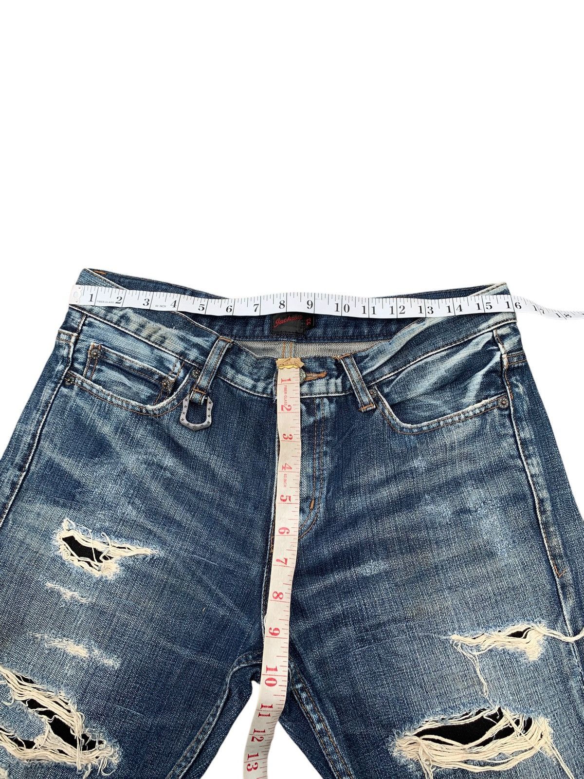 JACKROSE RARE💥FLARE JACKROSE TRASHER MUDWASH DISTRESSED DENIM Size US 32 / EU 48 - 17 Thumbnail