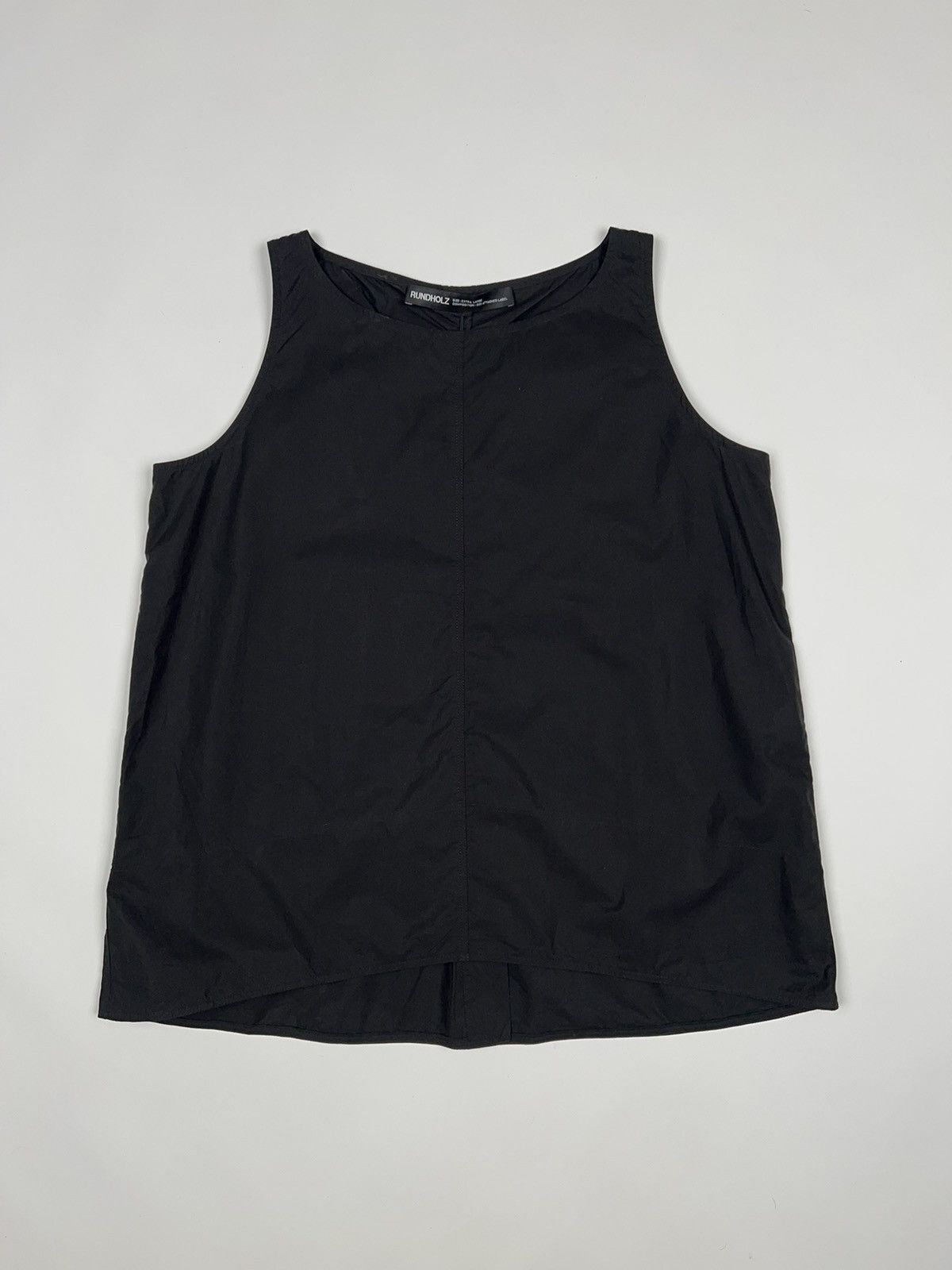 Rundholz Rundholz Black Tank Top Tee Sleeveless Vest Size XL / US 12-14 / IT 48-50 - 2 Thumbnail