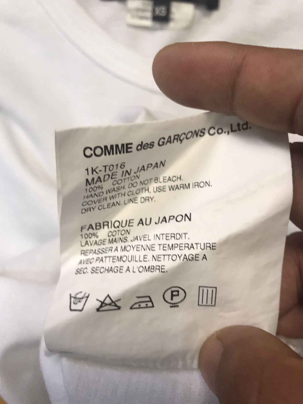 Comme des Garcons × Comme des Garcons Homme Plus Comme des Garcon Tshirt Size XS / US 0-2 / IT 36-38 - 7 Thumbnail
