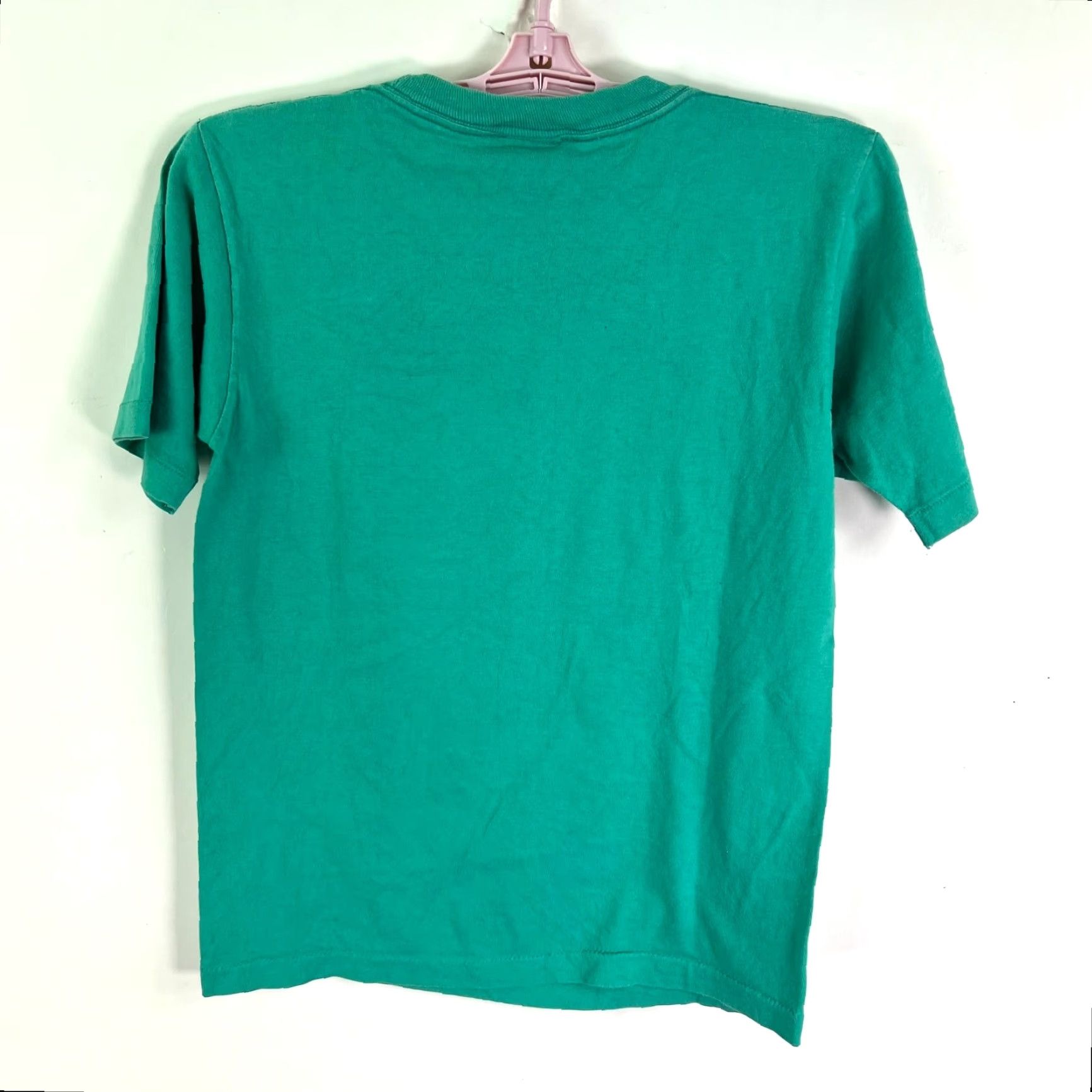 Levi's VINTAGE Levi's Women’s T-Shirt Casual Short Sleeve Crew Neck Graphic Barbie Green 90s Size M / US 6-8 / IT 42-44 - 7 Thumbnail