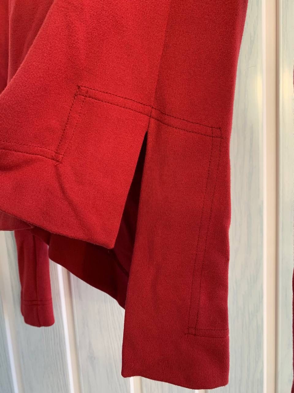 Designer × Vivienne Westwood Vivienne Westwood Anglomania Red Asymmetric Wrap Blouse Size S / US 4 / IT 40 - 9 Thumbnail
