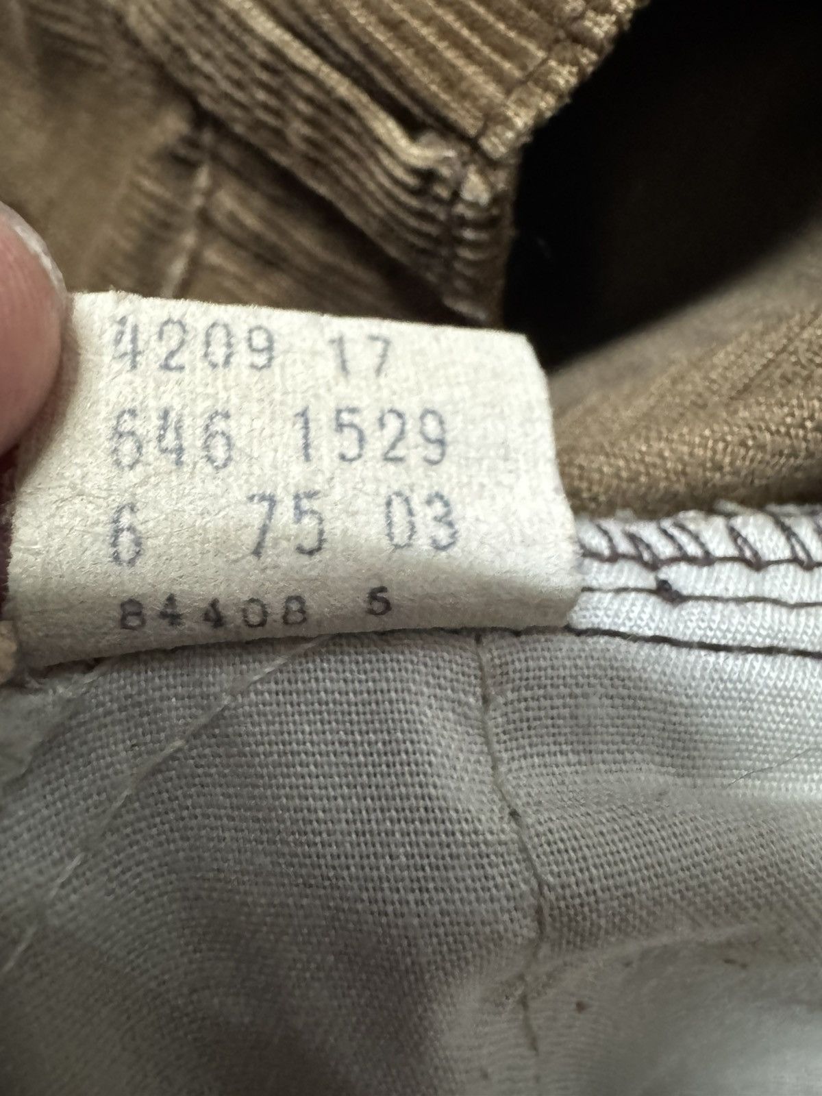 にの 💥FLARED💥70's LEVI'S WHITE TAG CODUROI BOOTCUT CLASSIC BROWN