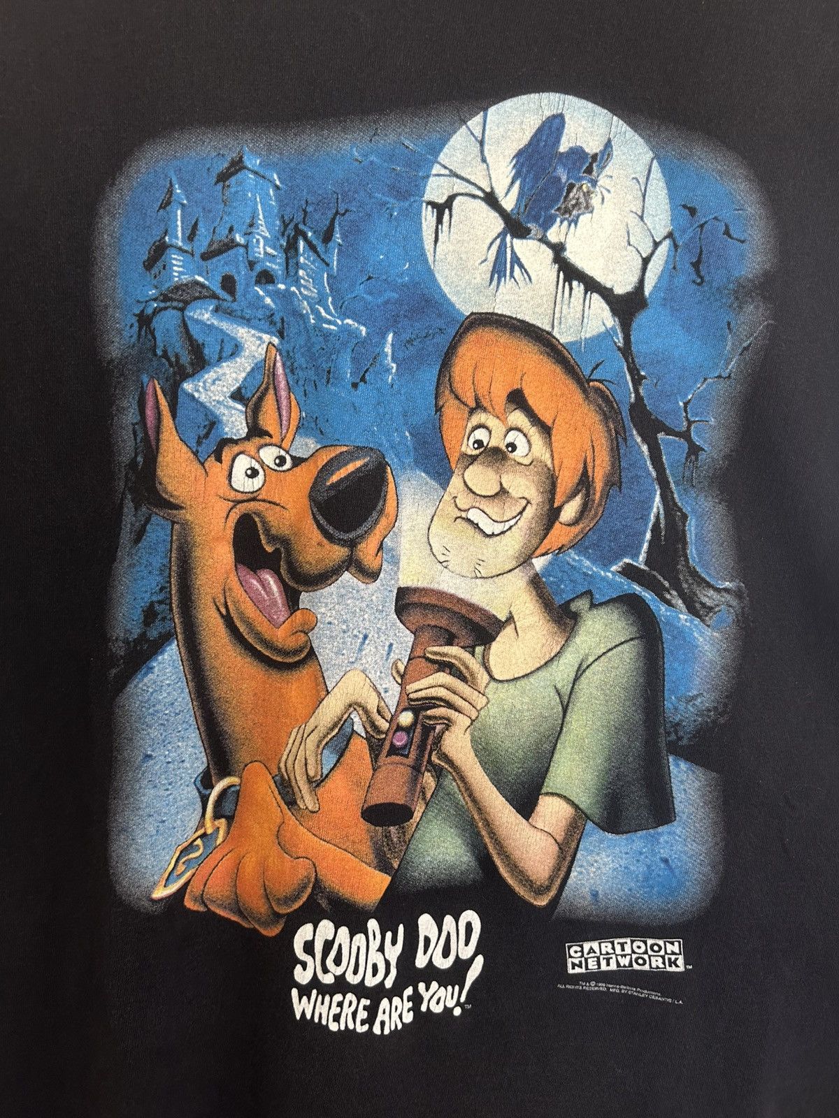 Vintage Vintage 1996 Scooby Doo & Shaggy Cartoon Network Graphic Tee Size US XL / EU 56 / 4 - 3 Thumbnail