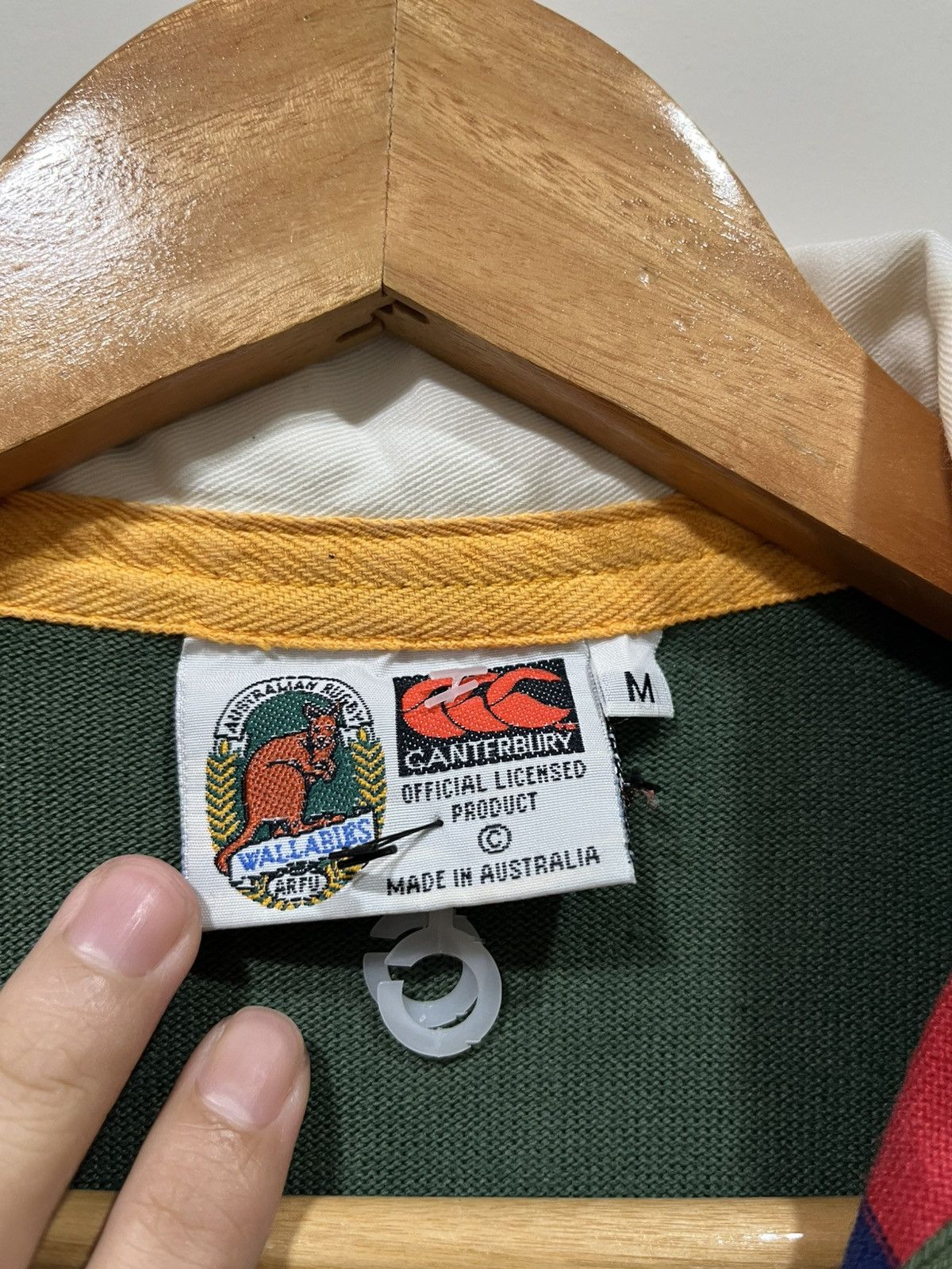 Canterbury of New Zealand 🔥Vtg 90s Canterbury Australia Rugby Wallabies ARFU Shirt Size US M / EU 48-50 / 2 - 6 Thumbnail